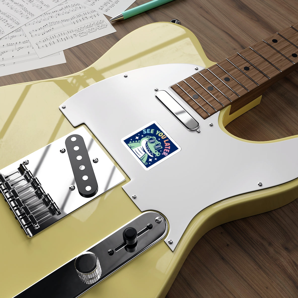 SEE YOU LATER Crocodile Sunglasses Design