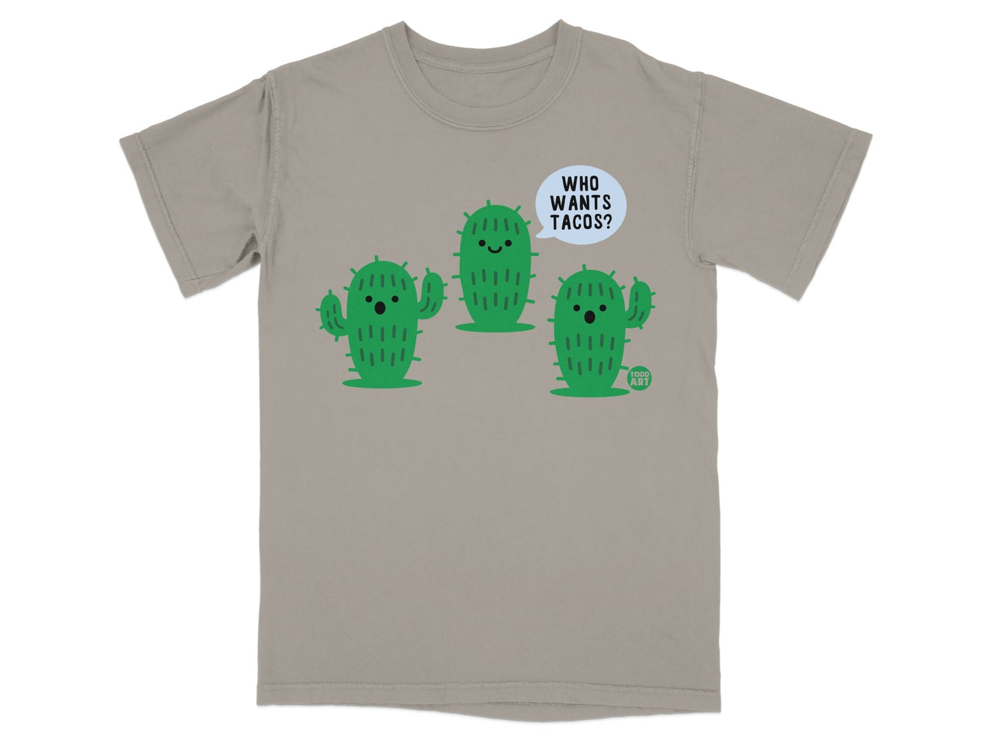 Who Wants Tacos Cute Cactus Graphic T-Shirt