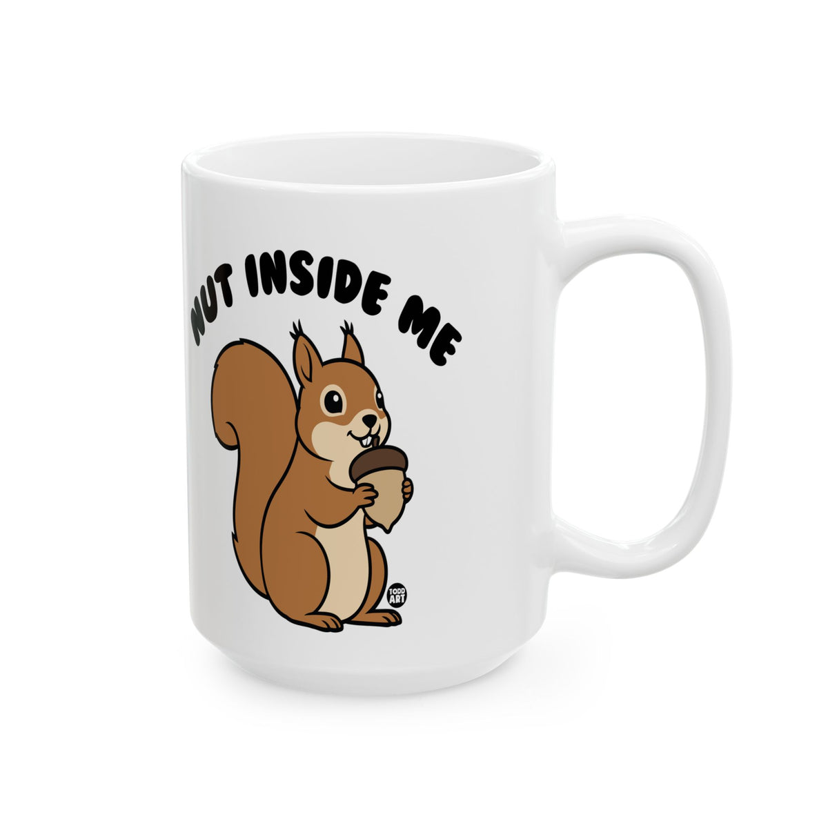 Squirrel Holding a Nut Todd Art Mug