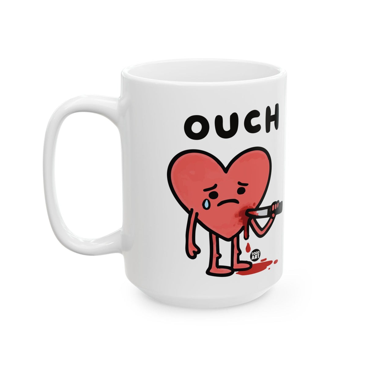 Heartbreak Hurts Todd Art Mug