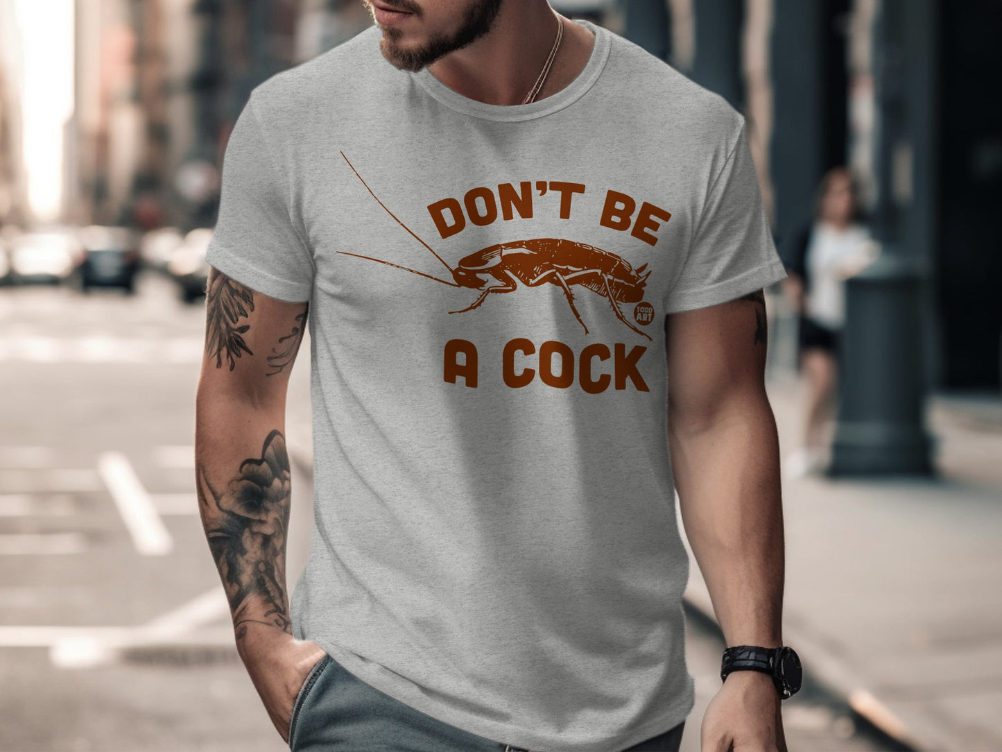 Don't Be a Cock Funny T-Shirt for Men Casual Tee