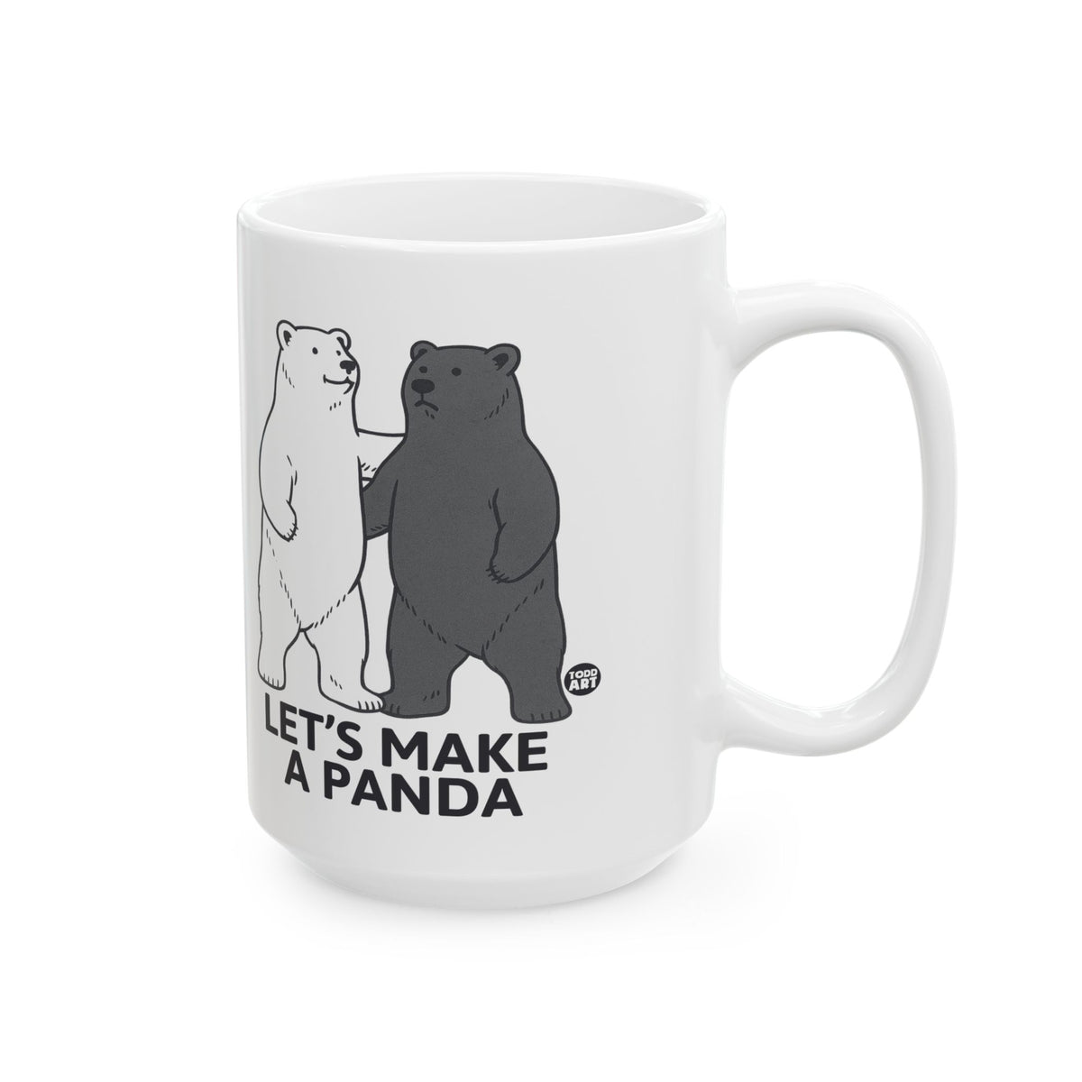 Bear Duo Friendship Todd Art Mug