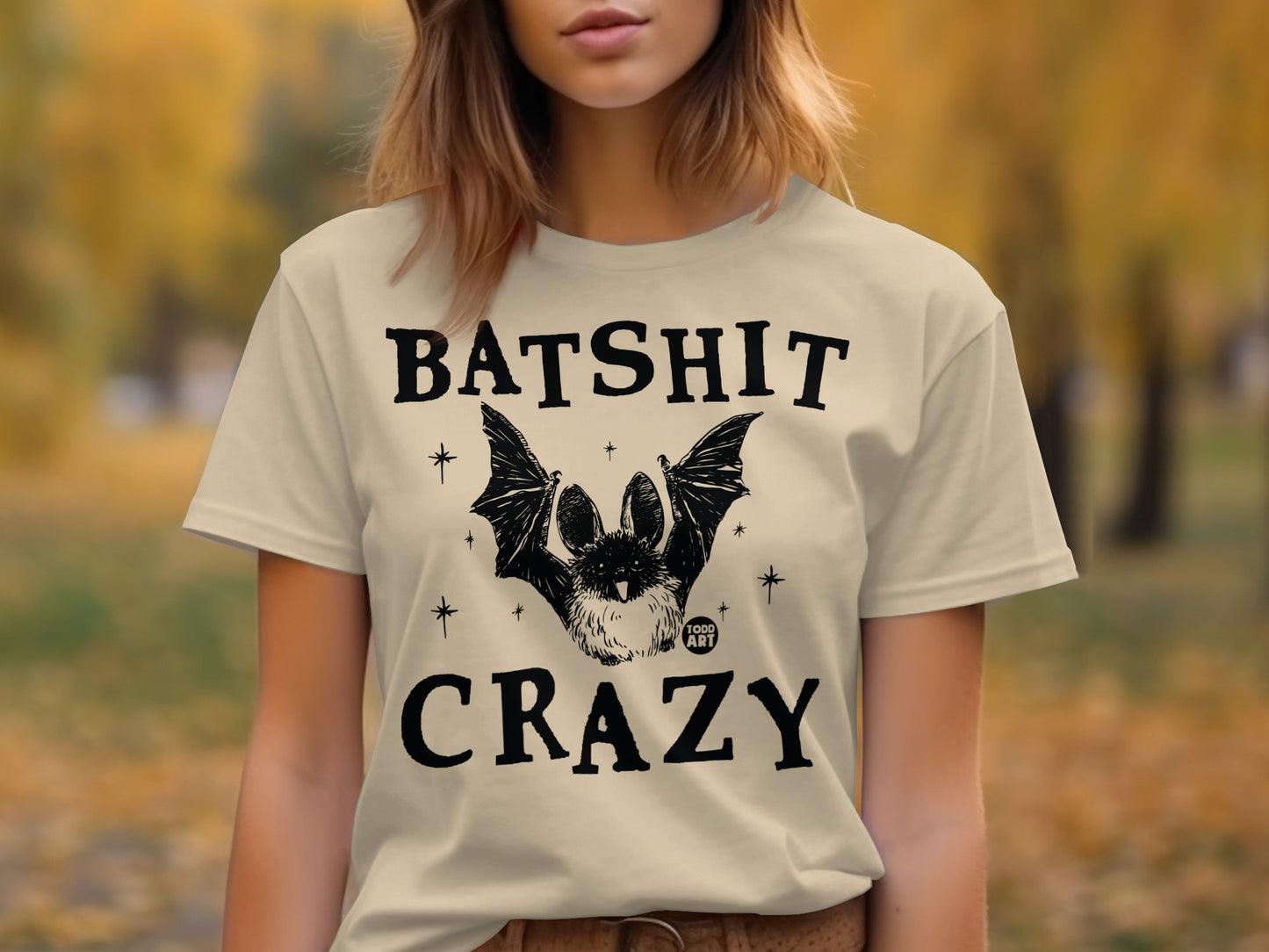 Batshit Crazy Funny Graphic Tee Shirt