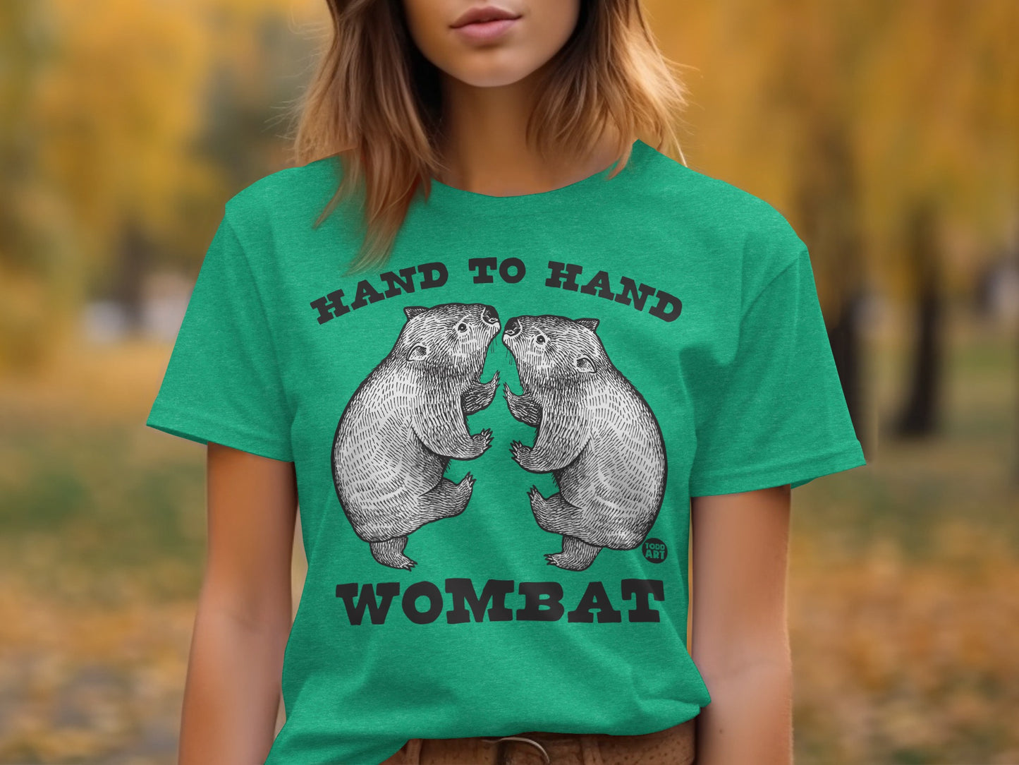 Hand to Hand Wombat Graphic Tee Shirt Product