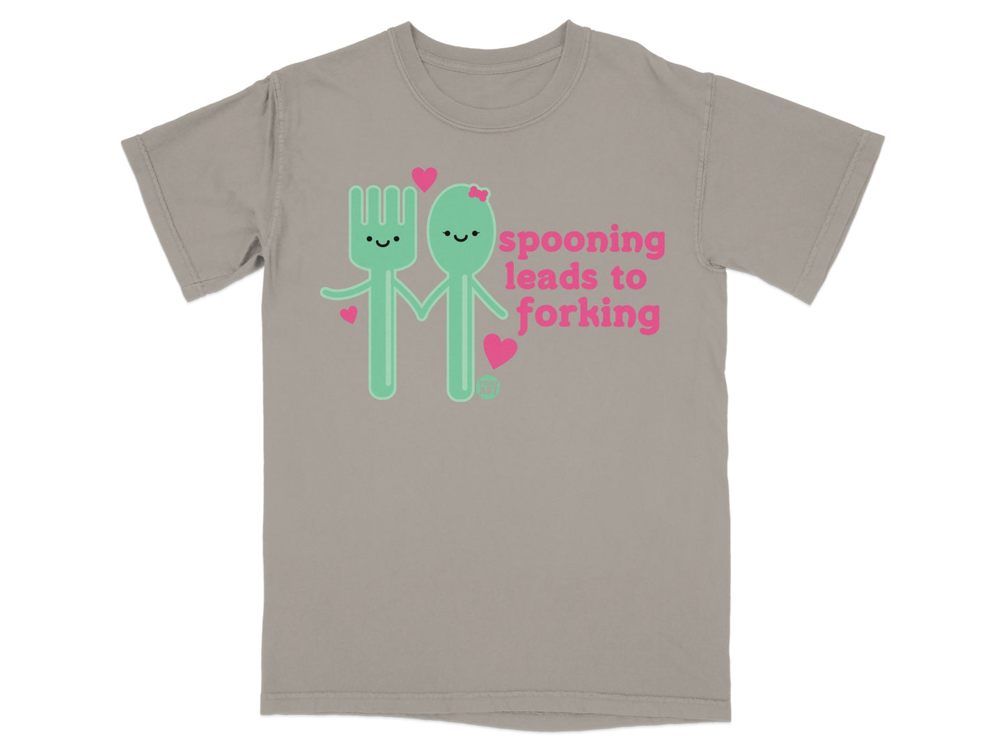 Spooning Leads To Forking Funny Utensil Hearts product type