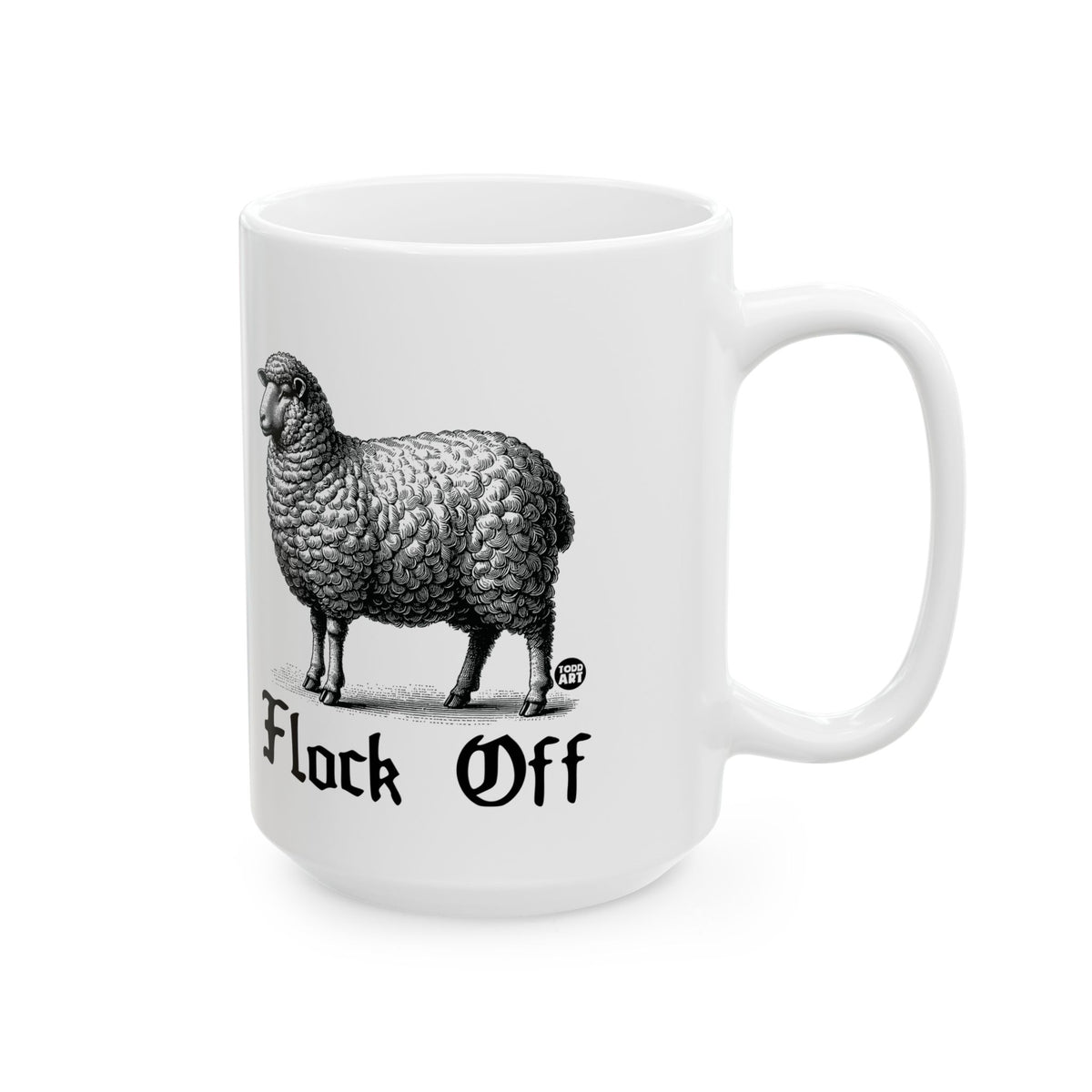 Fluffy Defiance Todd Art Mug