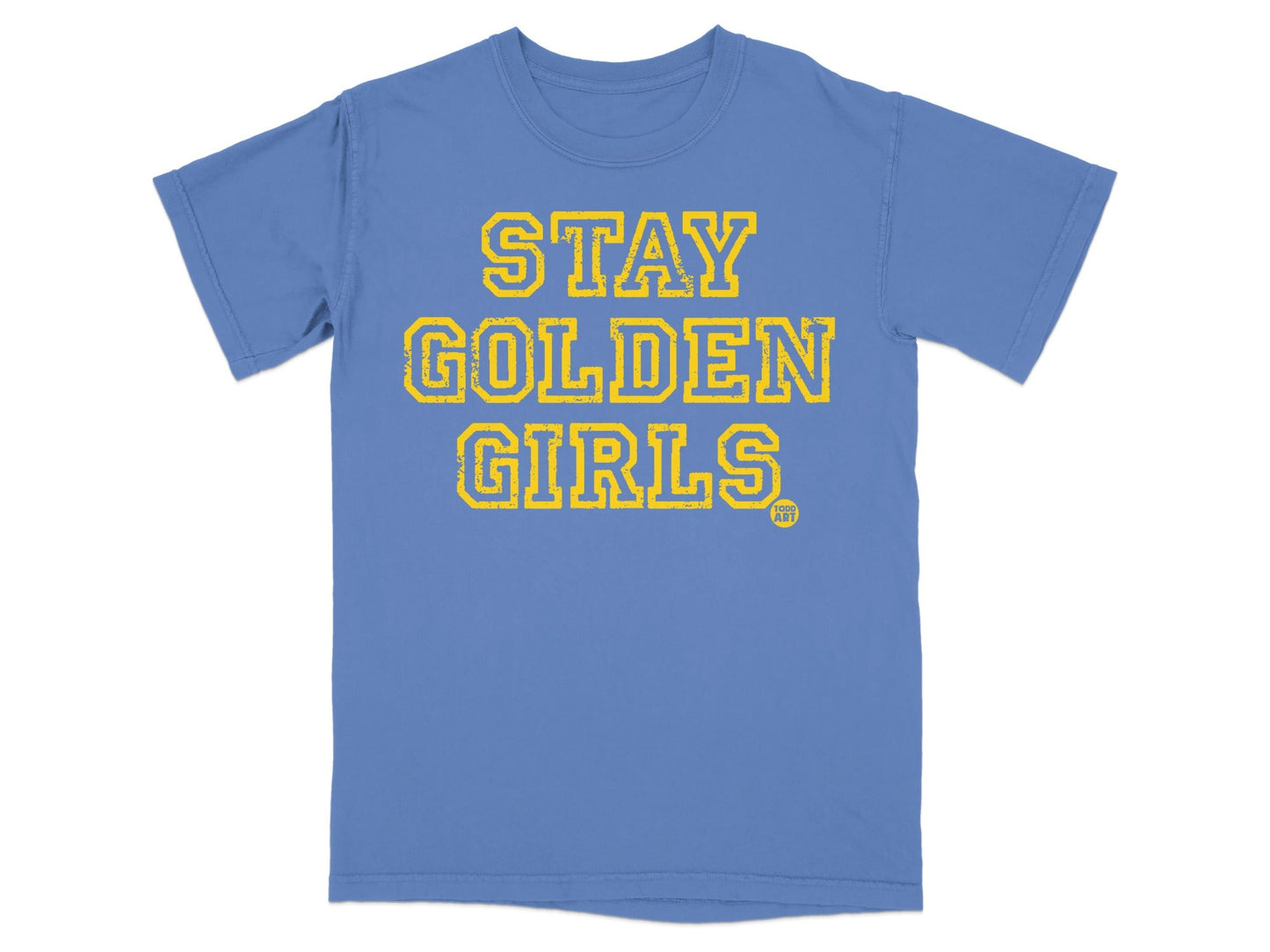 STAY GOLDEN GIRLS Blue Graphic Tee