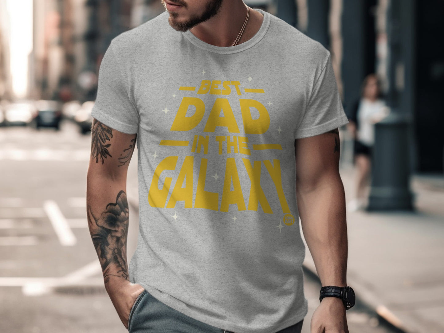 Best Dad in the Galaxy T-Shirt Father's Day Gift