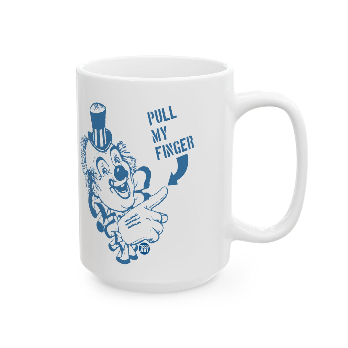 Vintage Clown Prank Todd Art Mug