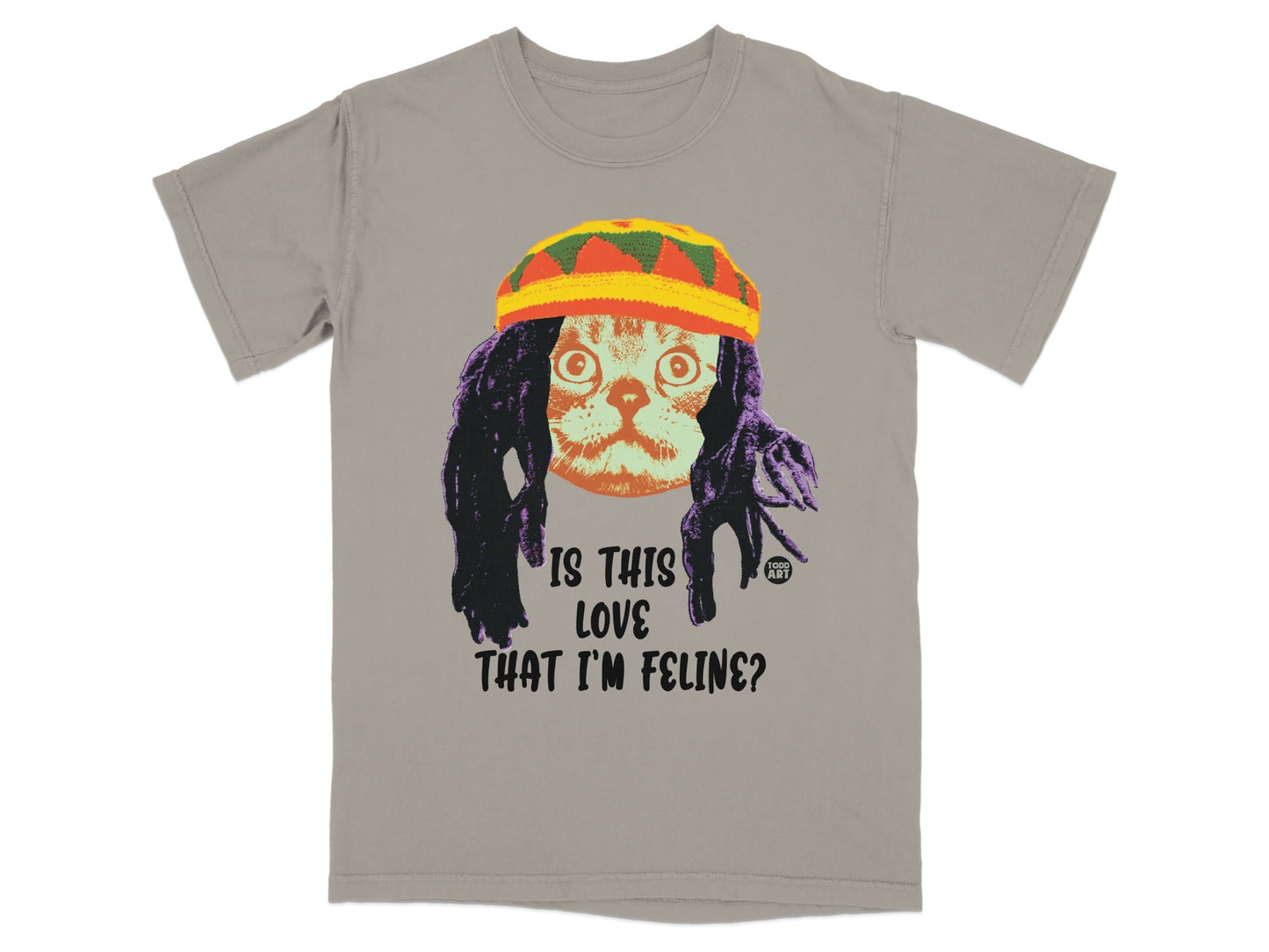 Is This Love That I'm Feline Cat Graphic T-Shirt