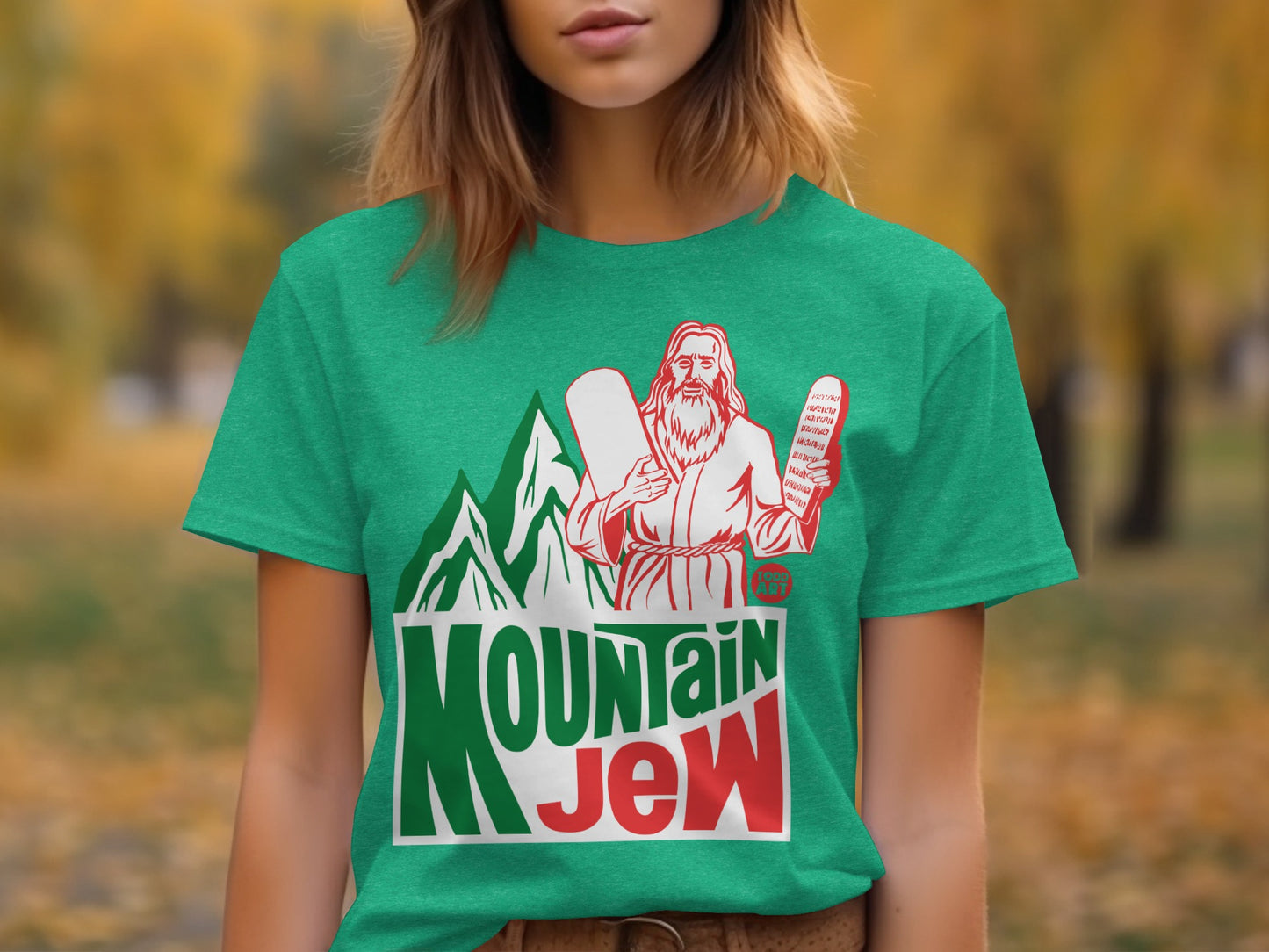 Mountain Jew Graphic Tee Relaxed Fit Short Sleeve