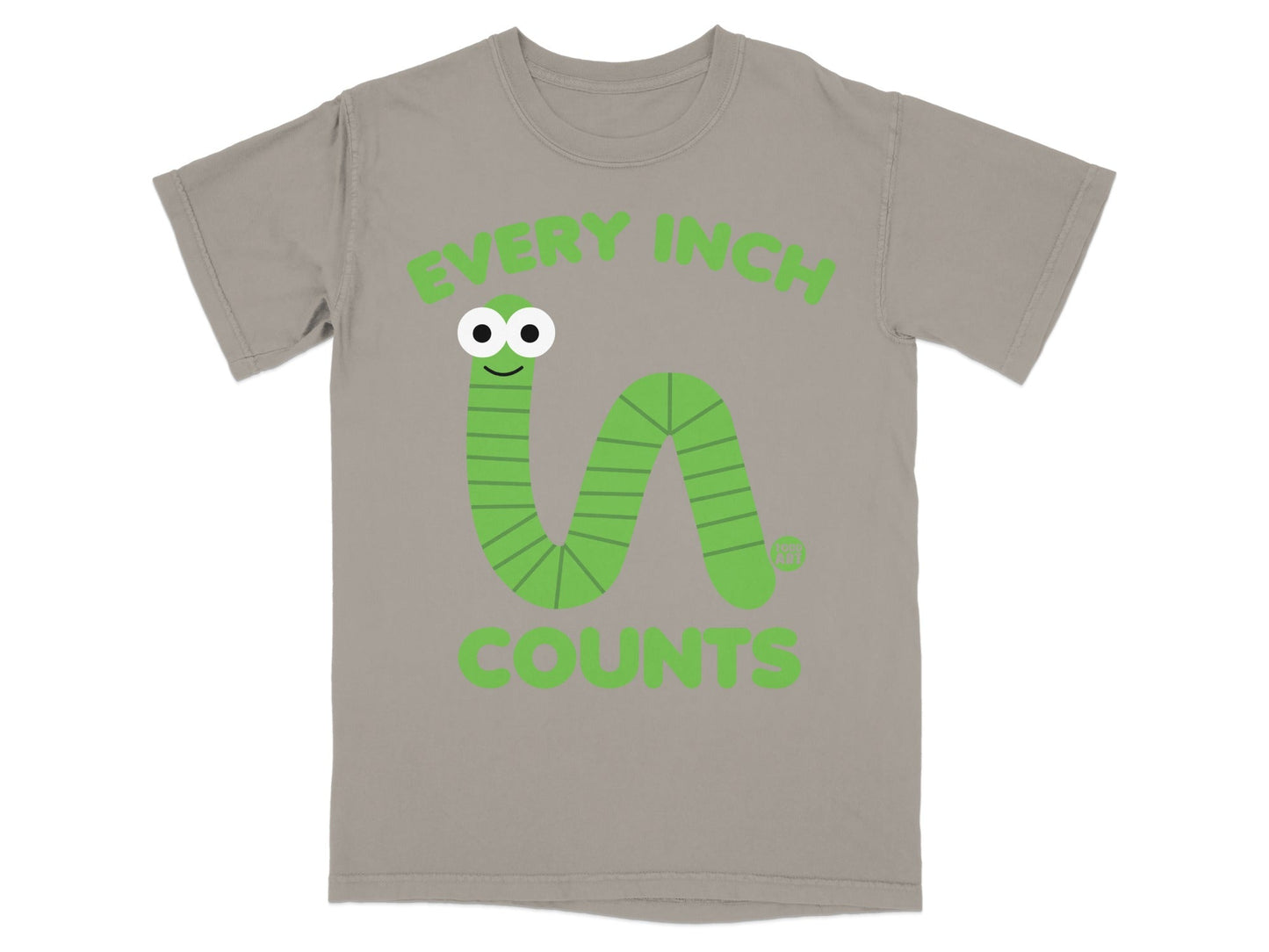 Every Inch Counts Cute Cartoon Worm T-Shirt