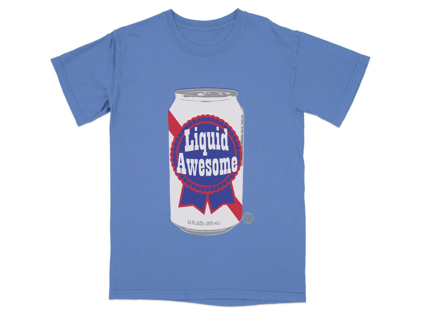 Liquid Awesome Can Design Printed T-shirt