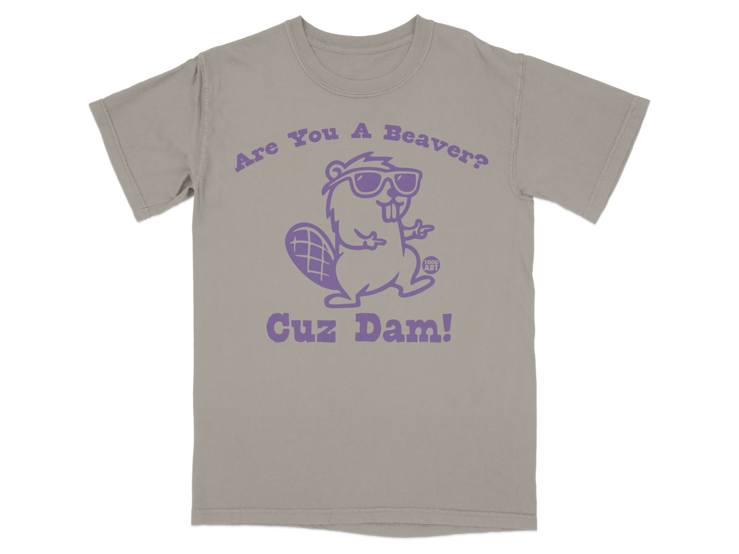 Are You A Beaver Cuz Dam Funny Graphic Tee Shirt