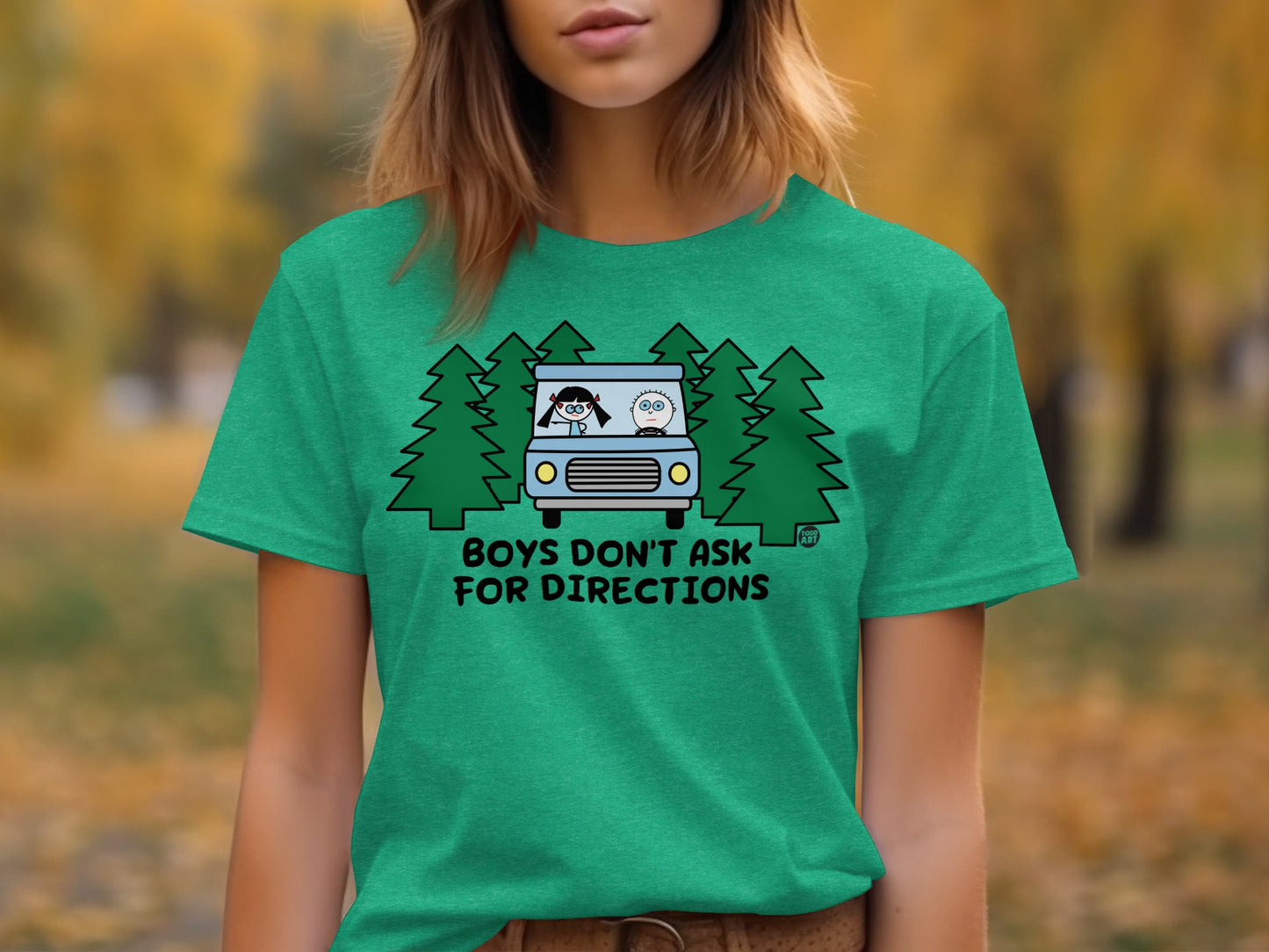 Boys Don't Ask For Directions T-shirt