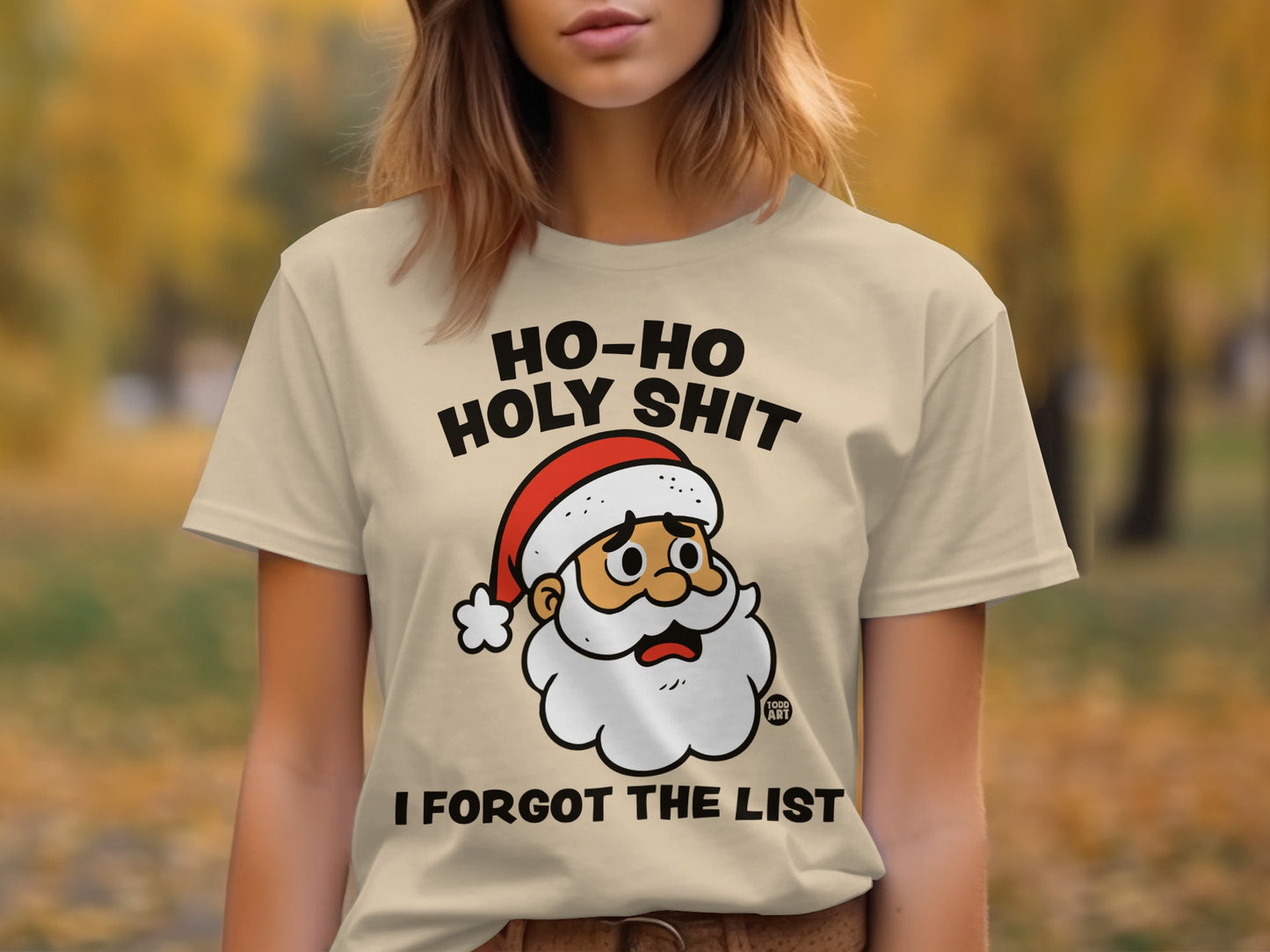 Ho Ho Holy Shit I Forgot The List Funny T-Shirt