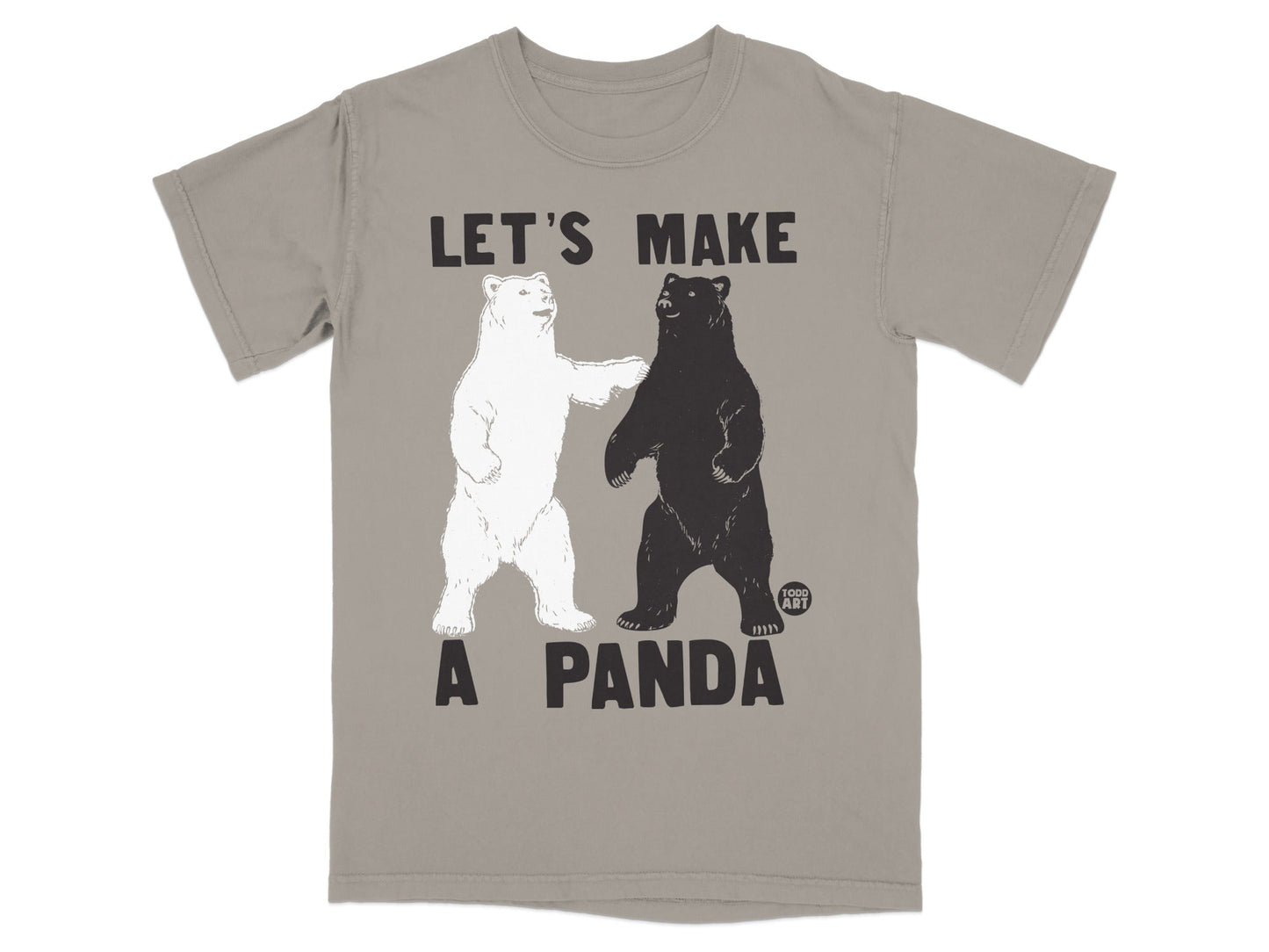 Let's Make A Panda Todd Art Graphic T-Shirt