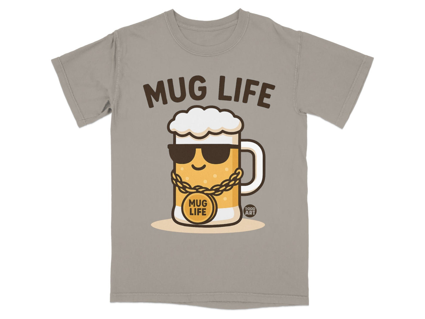 Mug Life Funny Beer Graphic T-Shirt for Beer Lovers