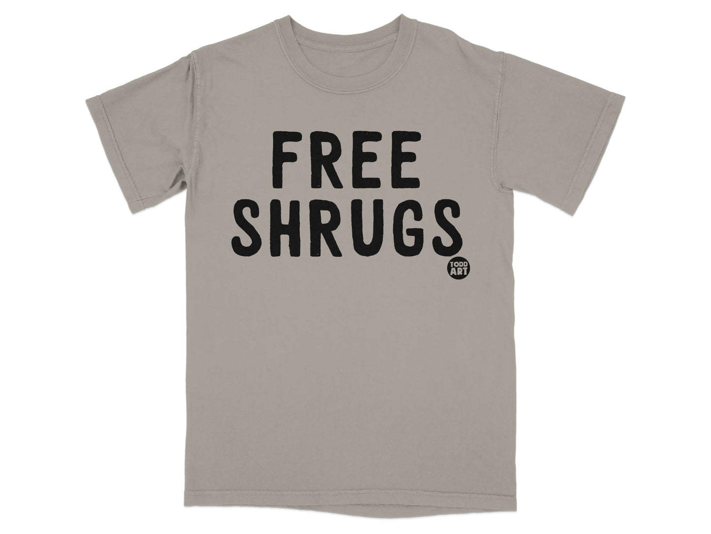 Free Shrugs Todd Art Graphic T-shirt