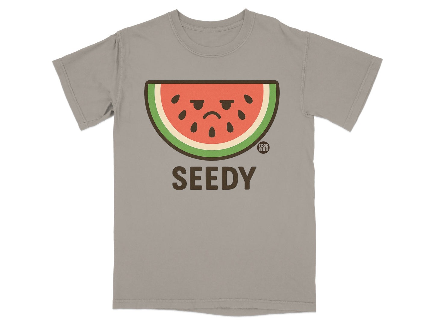 Seedy Grumpy Watermelon Todd Art humorous fruit product type