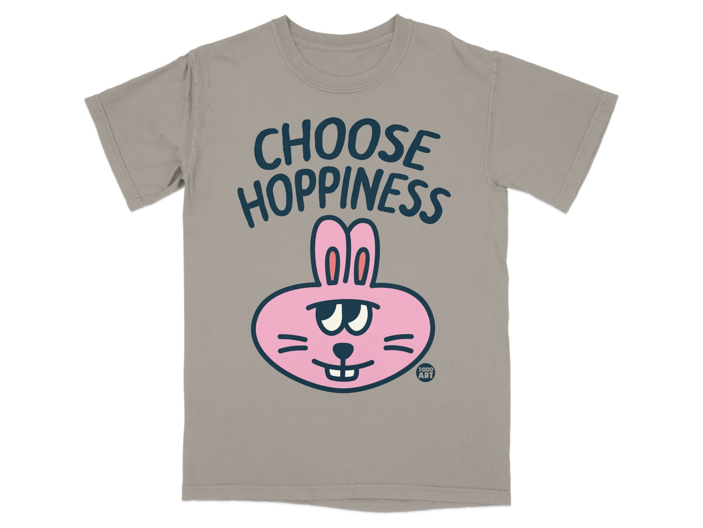 Choose Hoppiness Bunny Graphic T-shirt