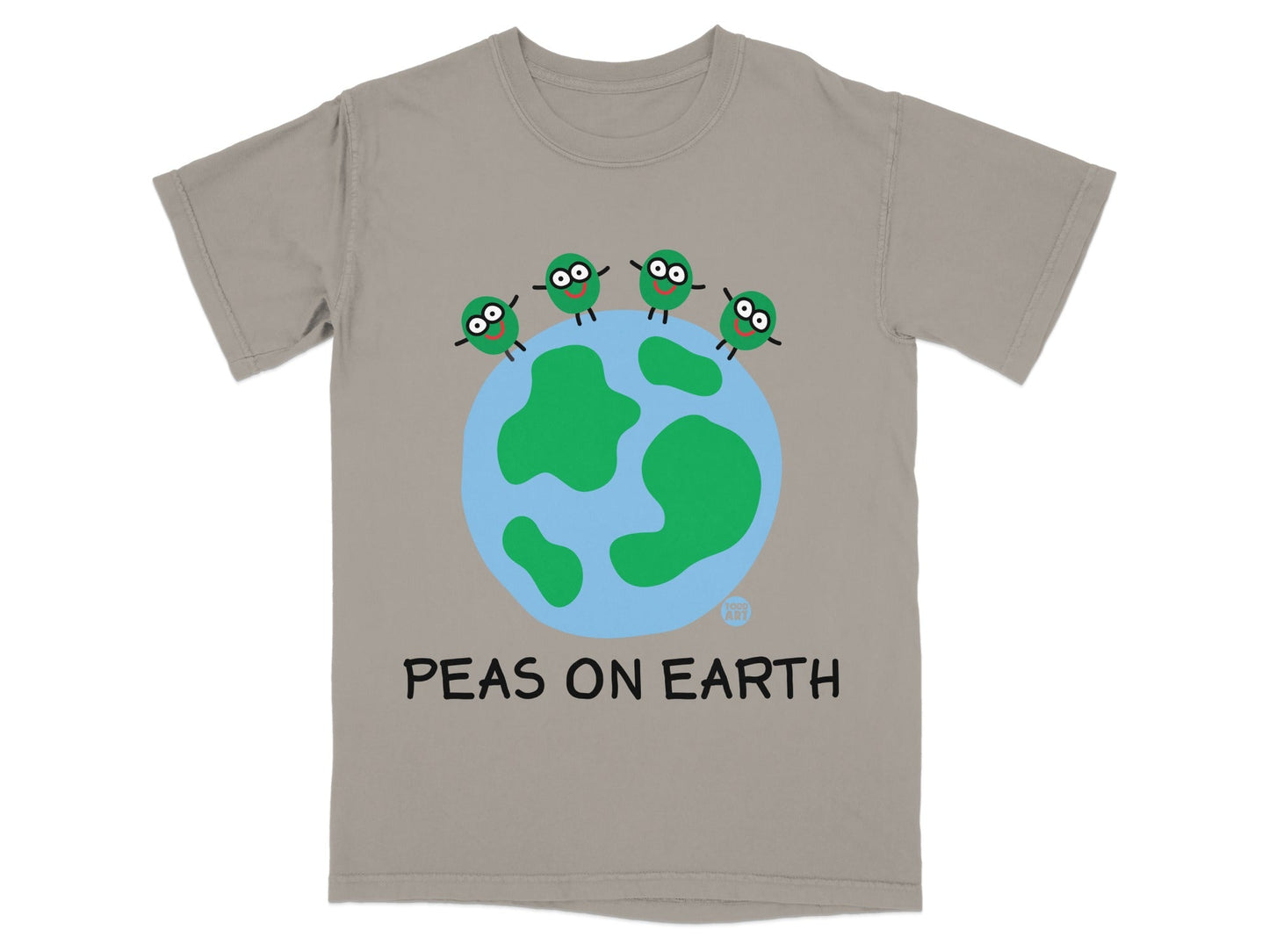 Peas On Earth Design Fun Graphic T-Shirt