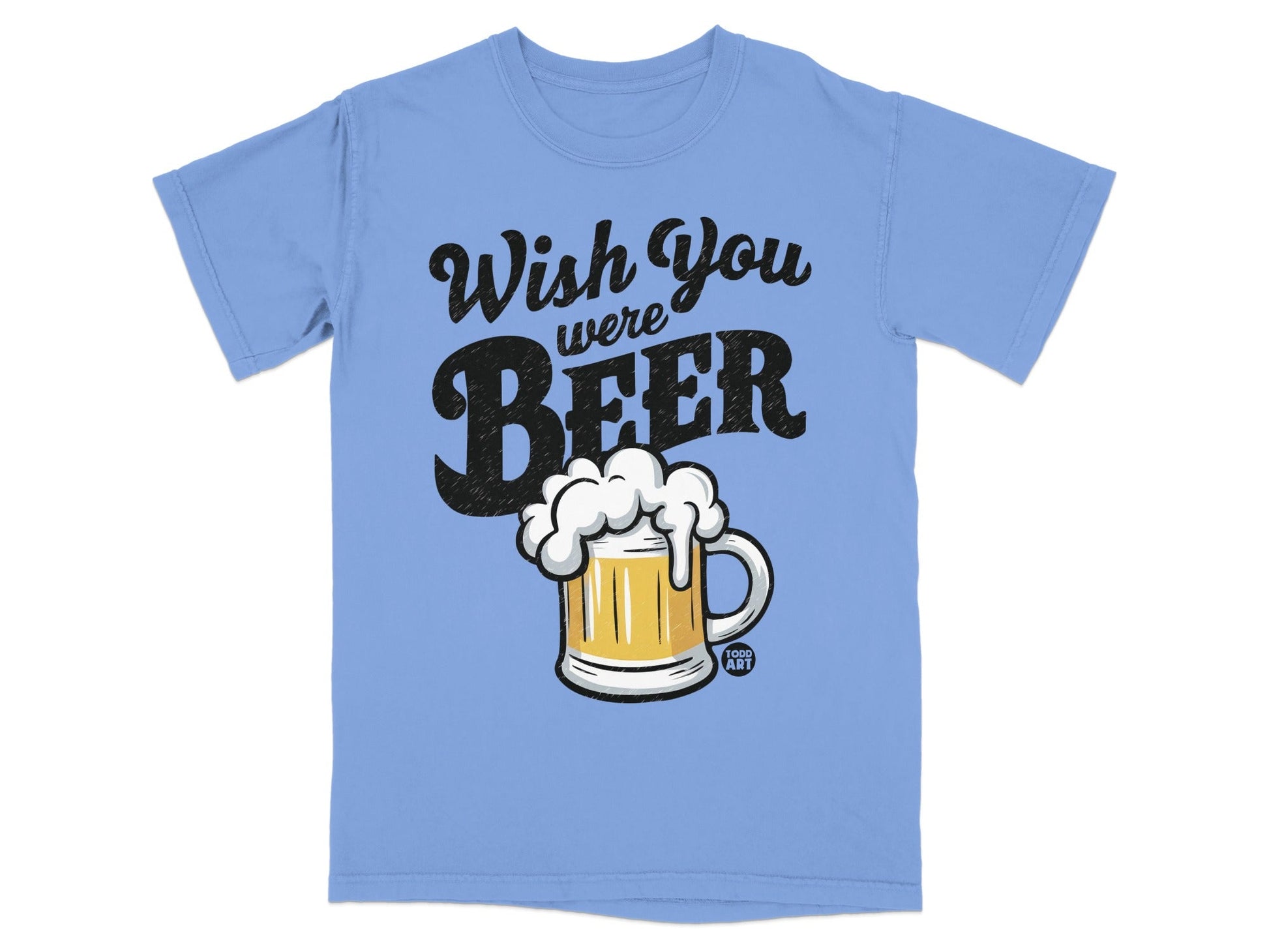 Wish You Were Beer Graphic Short Sleeve Shirt