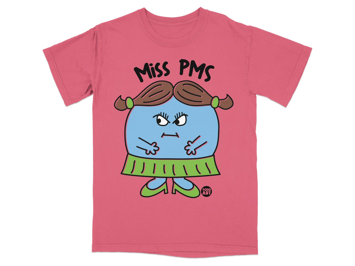 Miss PMS Fun Graphic Short Sleeve T-Shirt