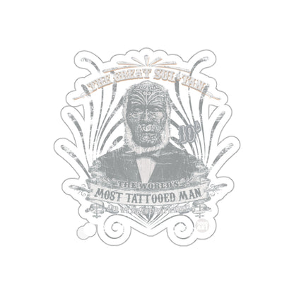 The World's Most Tattooed Man Artwork Sticker