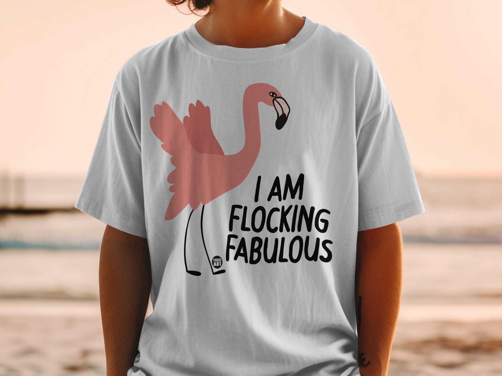 I Am Flocking Fabulous Flamingo Graphic T-Shirt