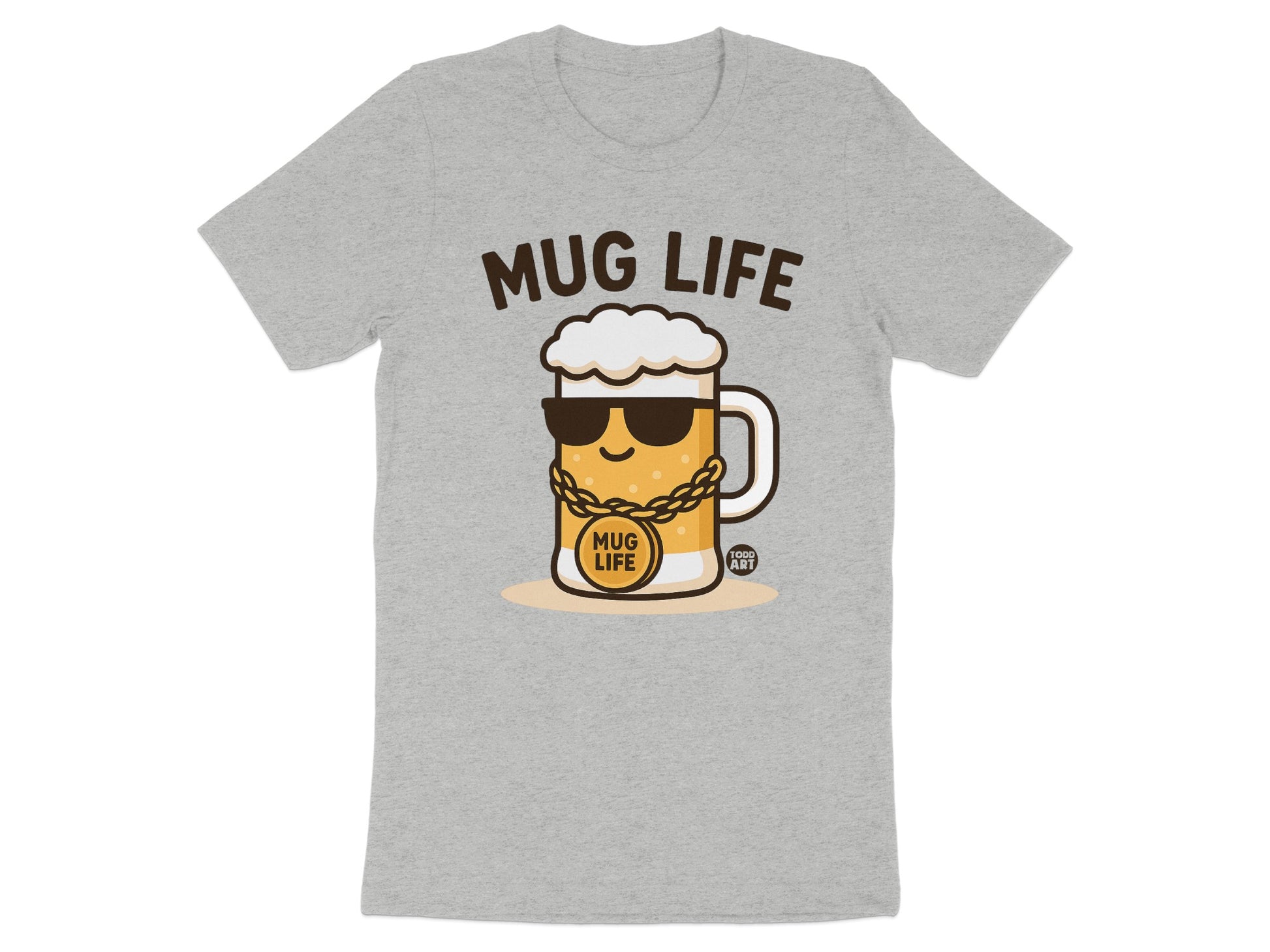 Mug Life Graphic Tee with Cool Beer Mug Design