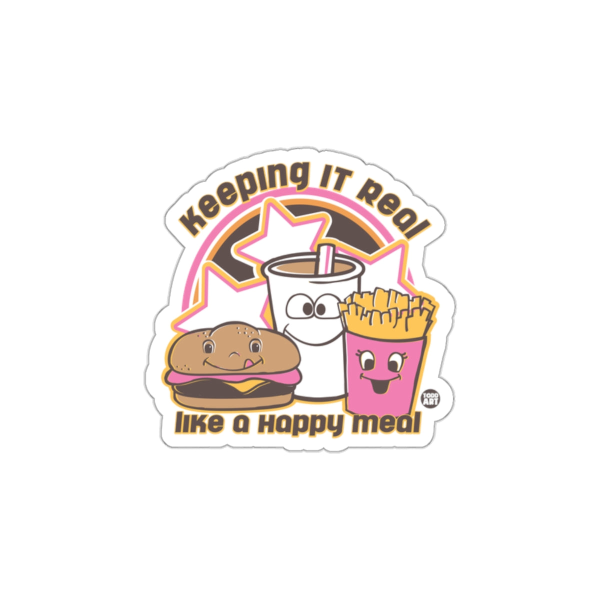 Keeping It Real Like a Happy Meal Sticker