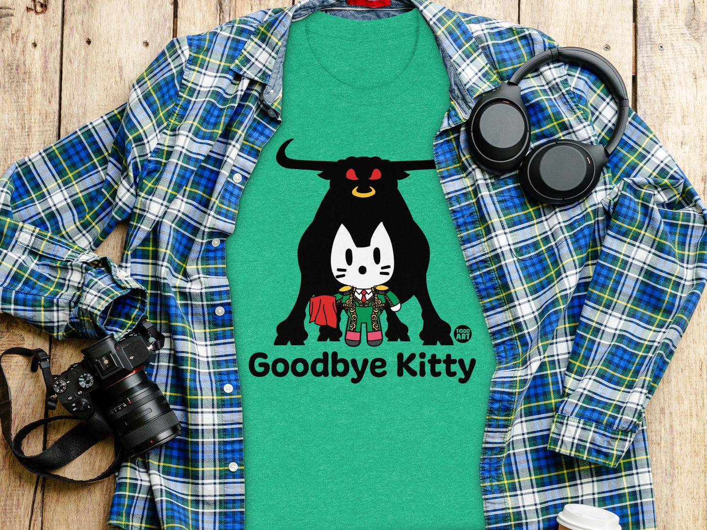 Goodbye Kitty Graphic T-Shirt for Cat Lovers