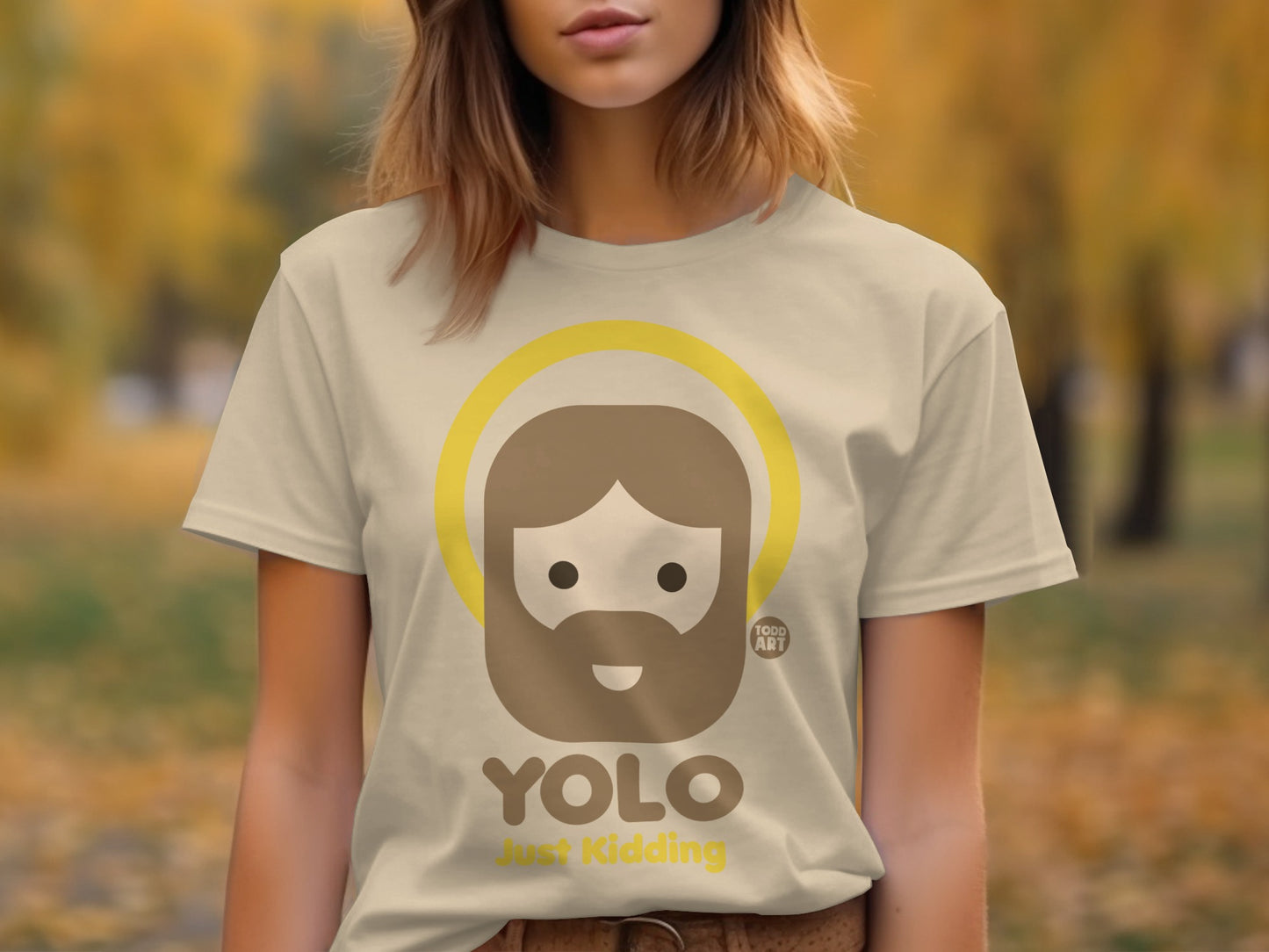 YOLO Just Kidding Graphic Tee Shirt
