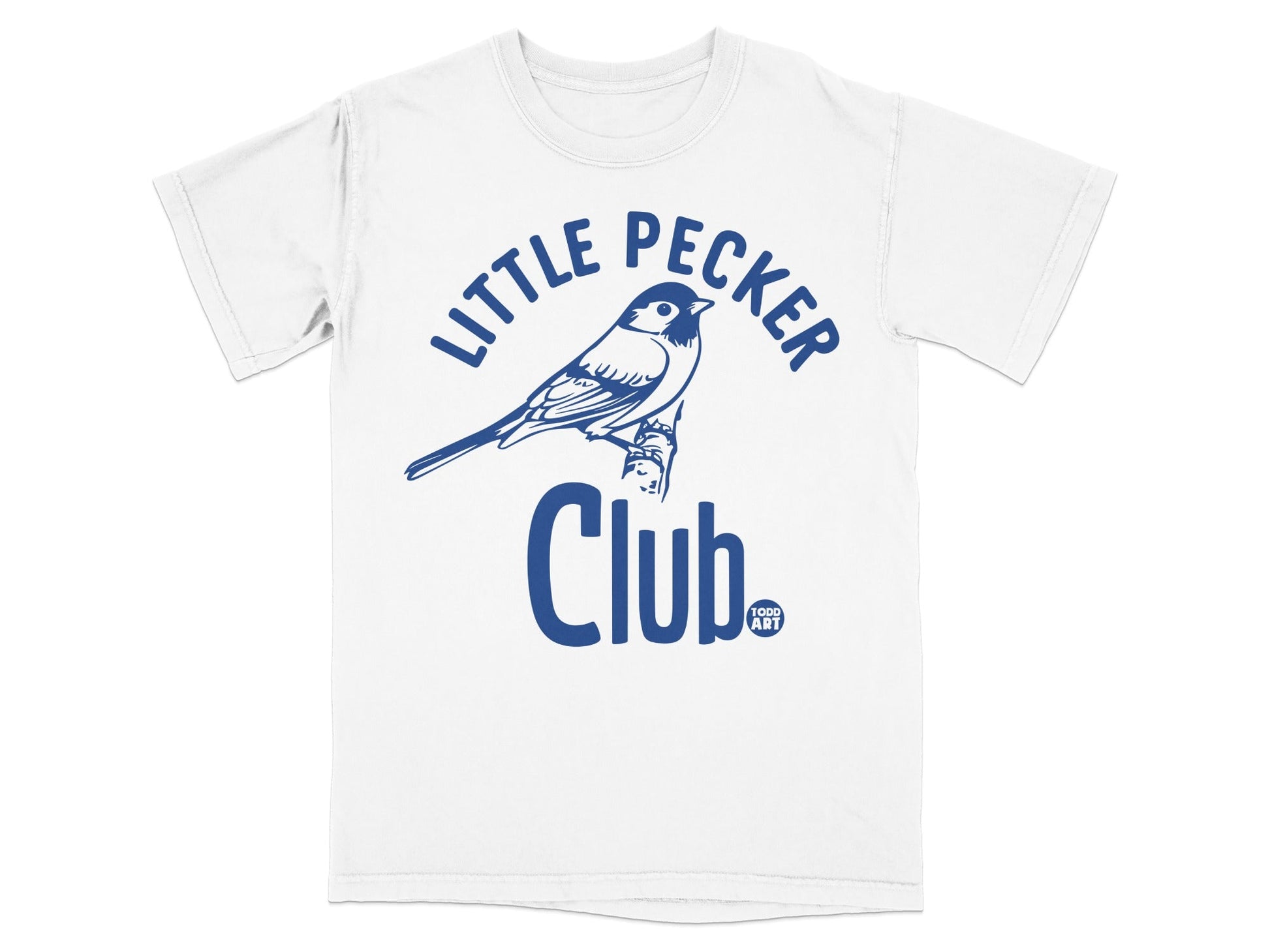 Little Pecker Club Graphic White T-Shirt