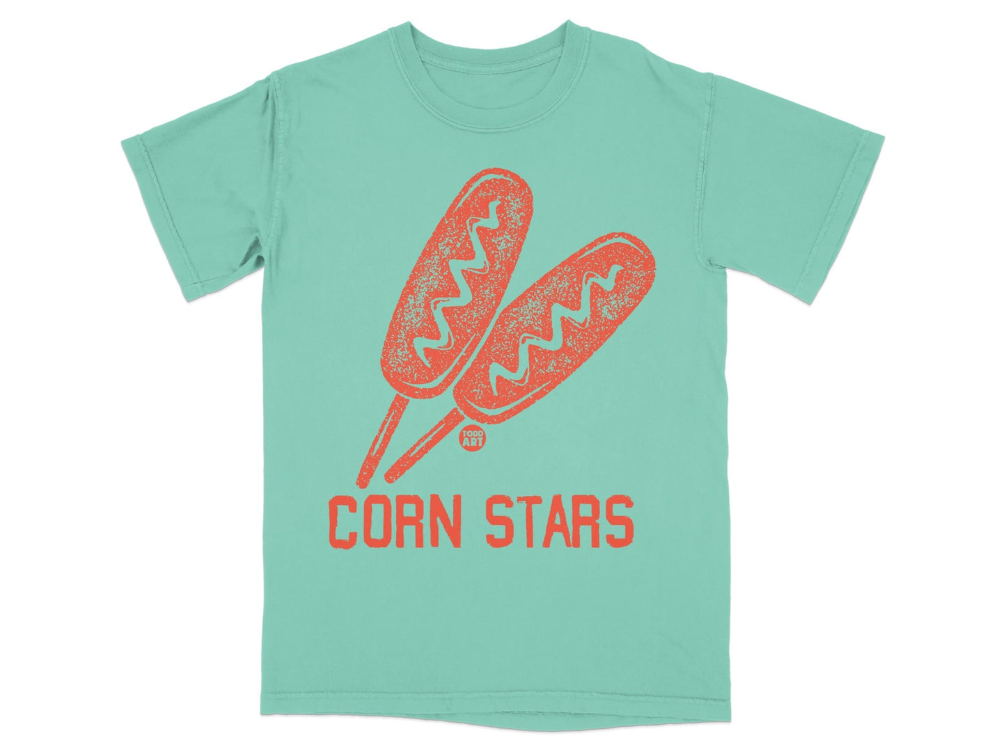 Two corn dogs with "CORN STARS" text.