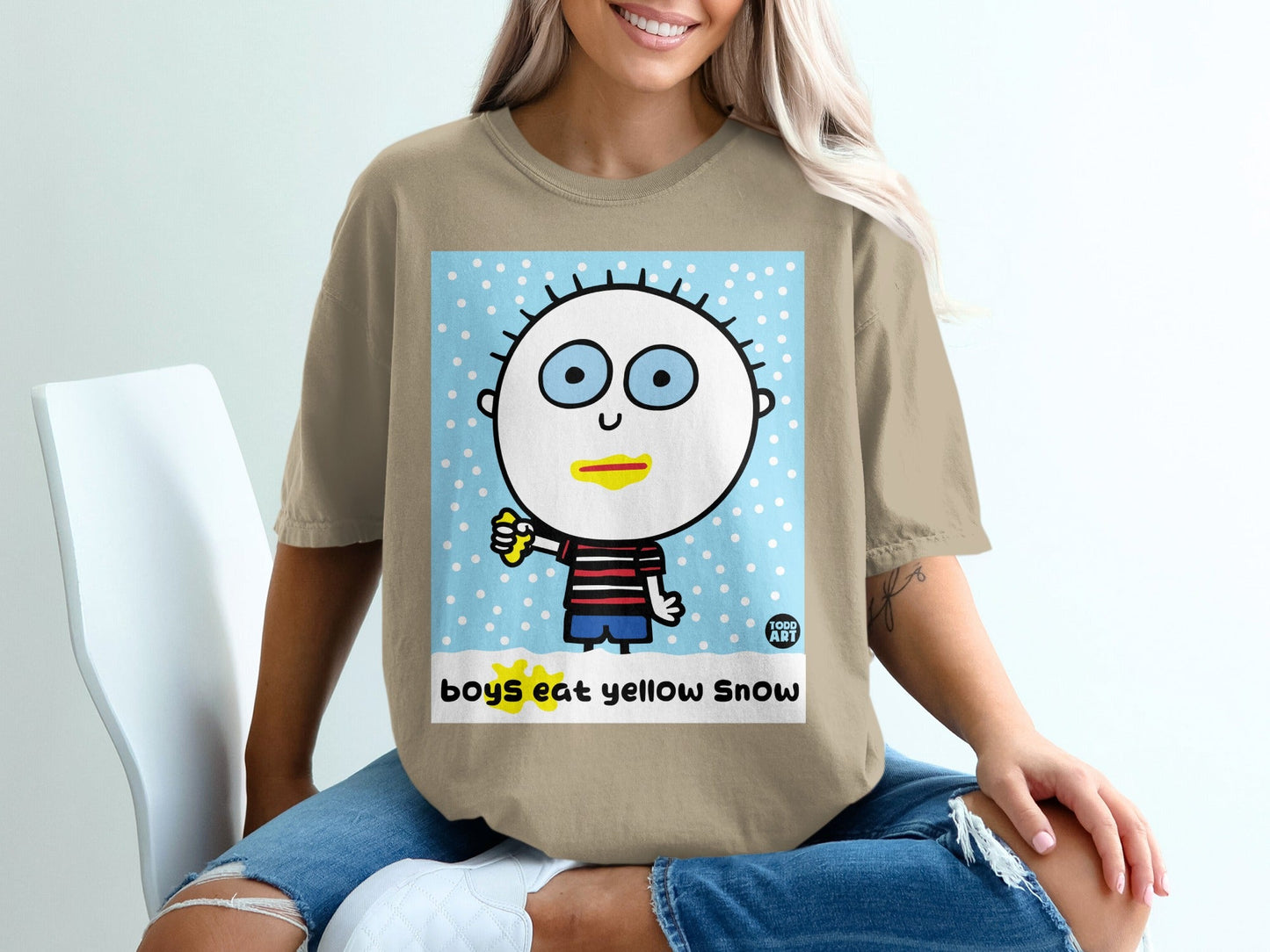 Boys Eat Yellow Snow Graphic T-Shirt Apparel