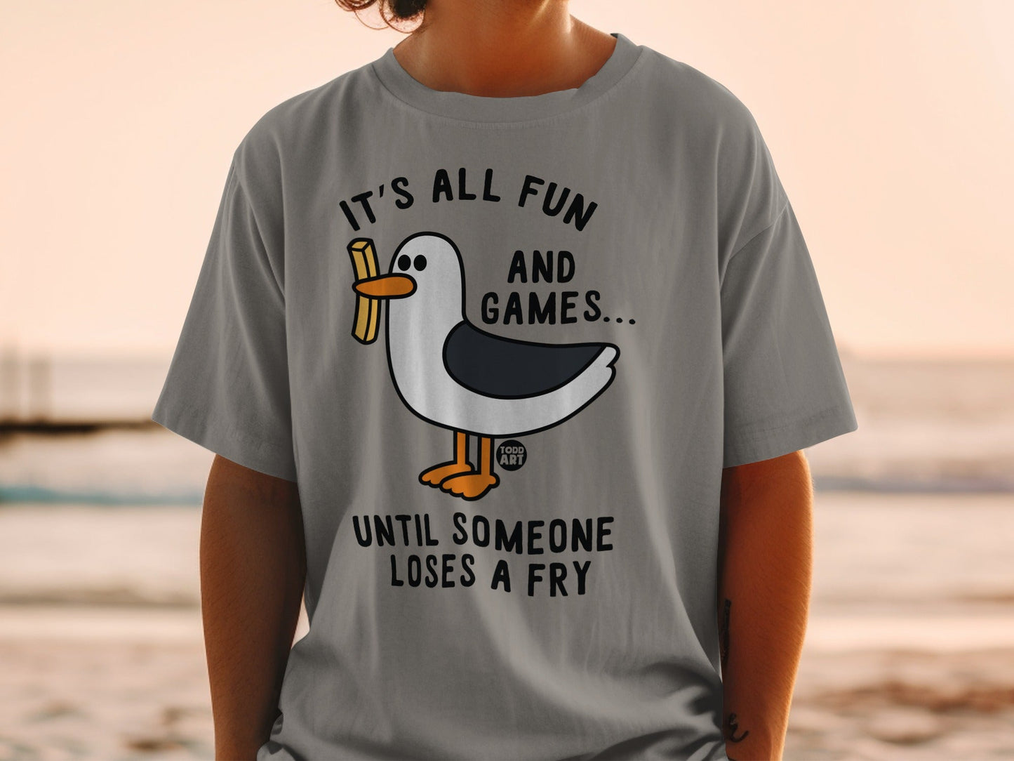 It's All Fun and Games Until Someone Loses a Fry Shirt