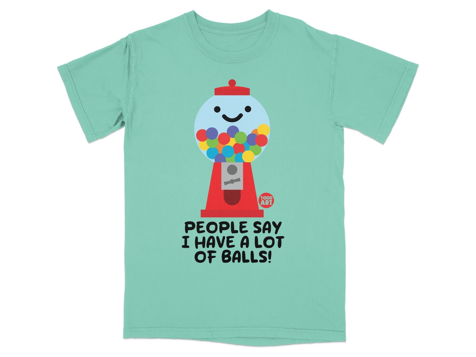 Funny Gumball Machine Graphic Tee for Kids and Adults