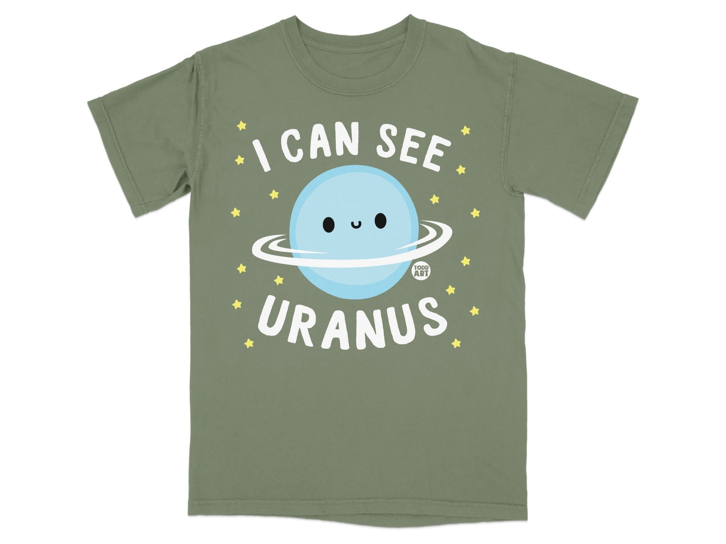 I Can See Uranus Funny Space Themed Novelty Shirt