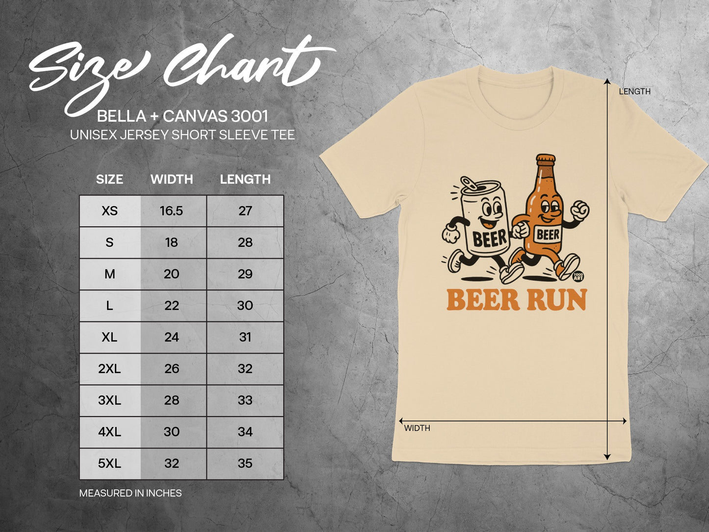 Funny Beer Run Design T-Shirt for Beer Lovers