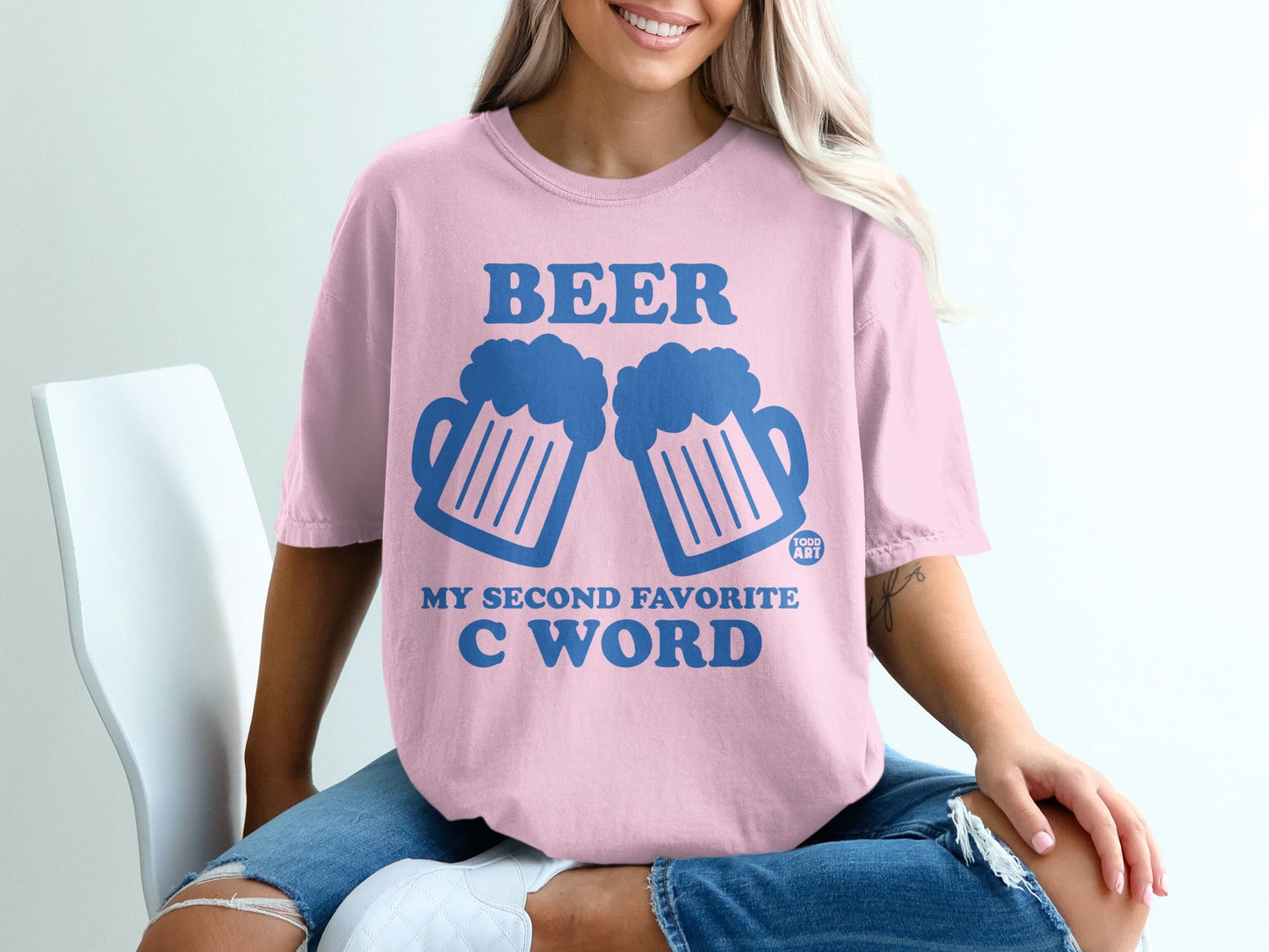 Beer My Second Favorite C Word Graphic T-Shirt