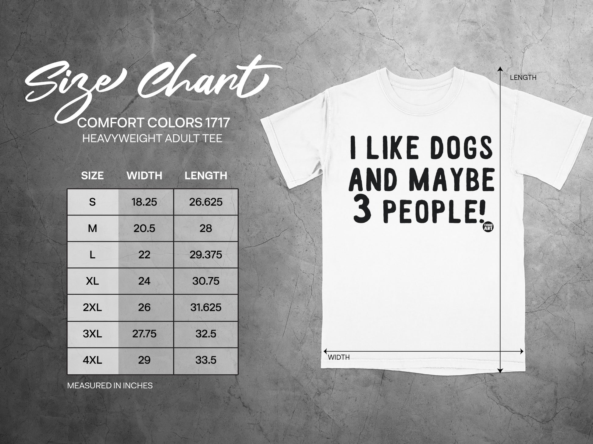 I Like Dogs And Maybe 3 People! Adult Tee
