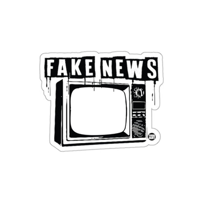 Fake News Dripping TV Sticker Vintage Style Sticker