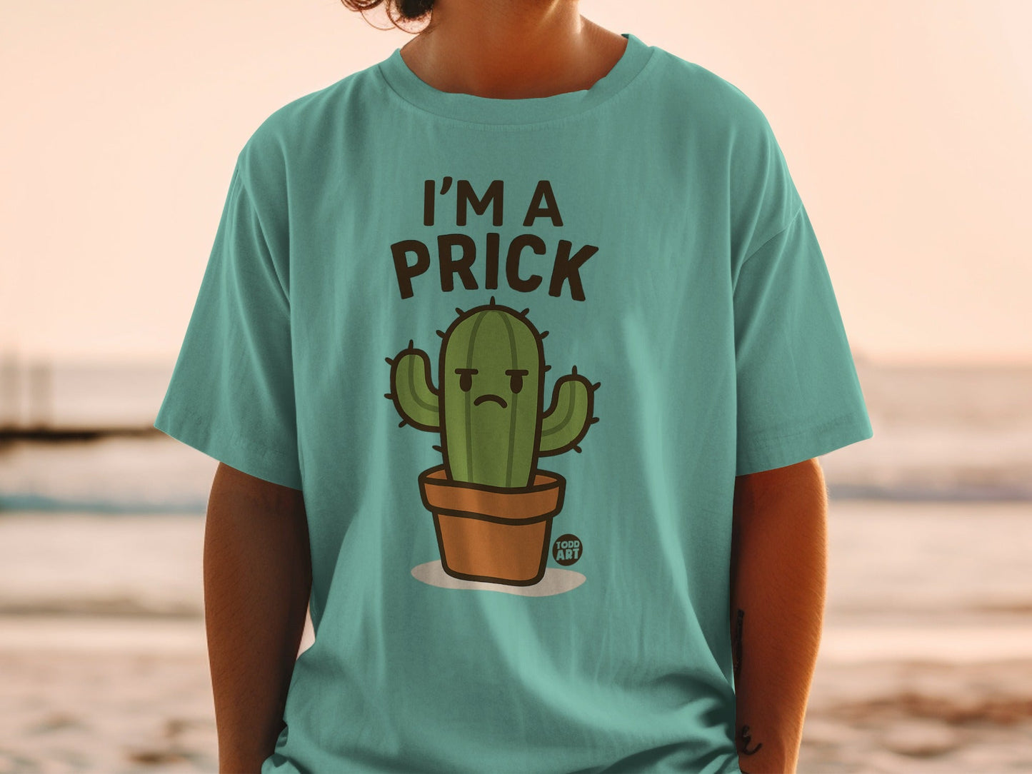 I'm A Prick Funny Cactus Graphic T-shirt