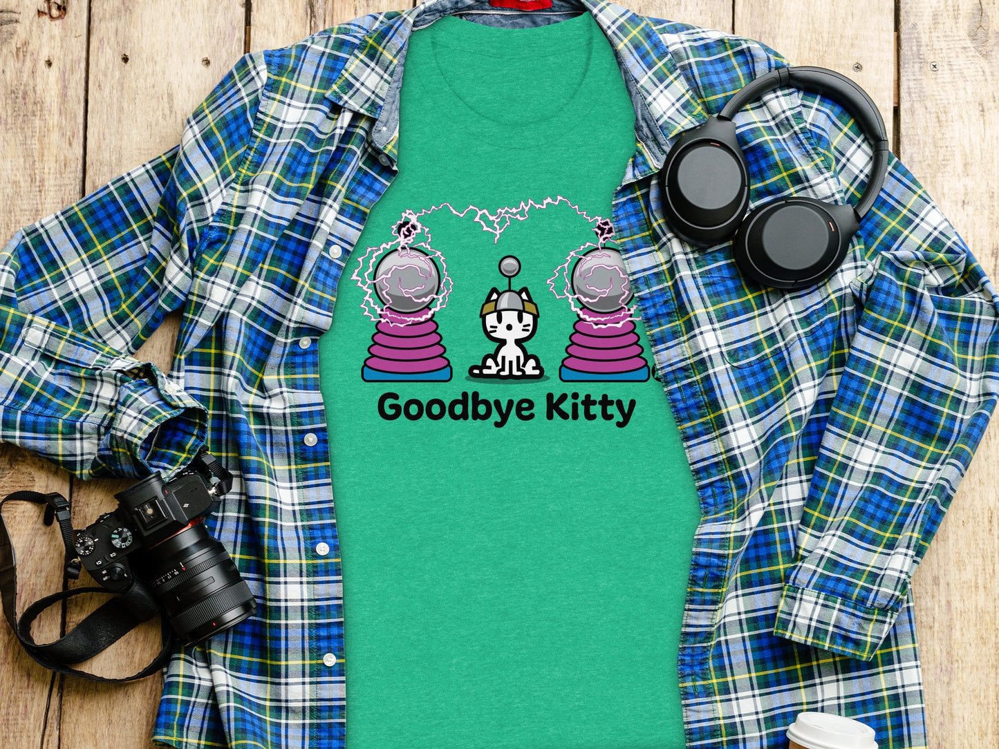 Goodbye Kitty Graphic T-Shirt for Casual Outfits