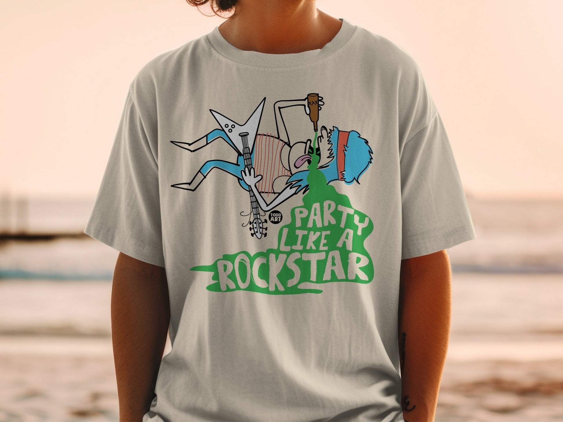 Party Like a Rockstar Graphic T-Shirt