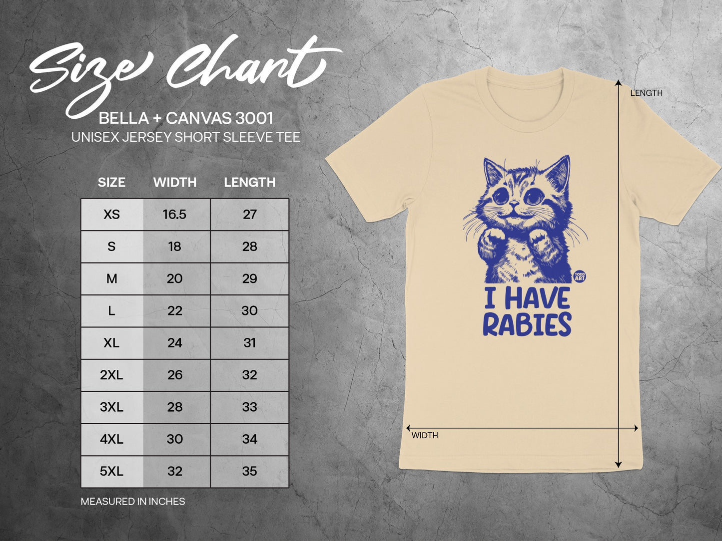 Cute Cat Graphic Tee I Have Rabies Funny T-shirt