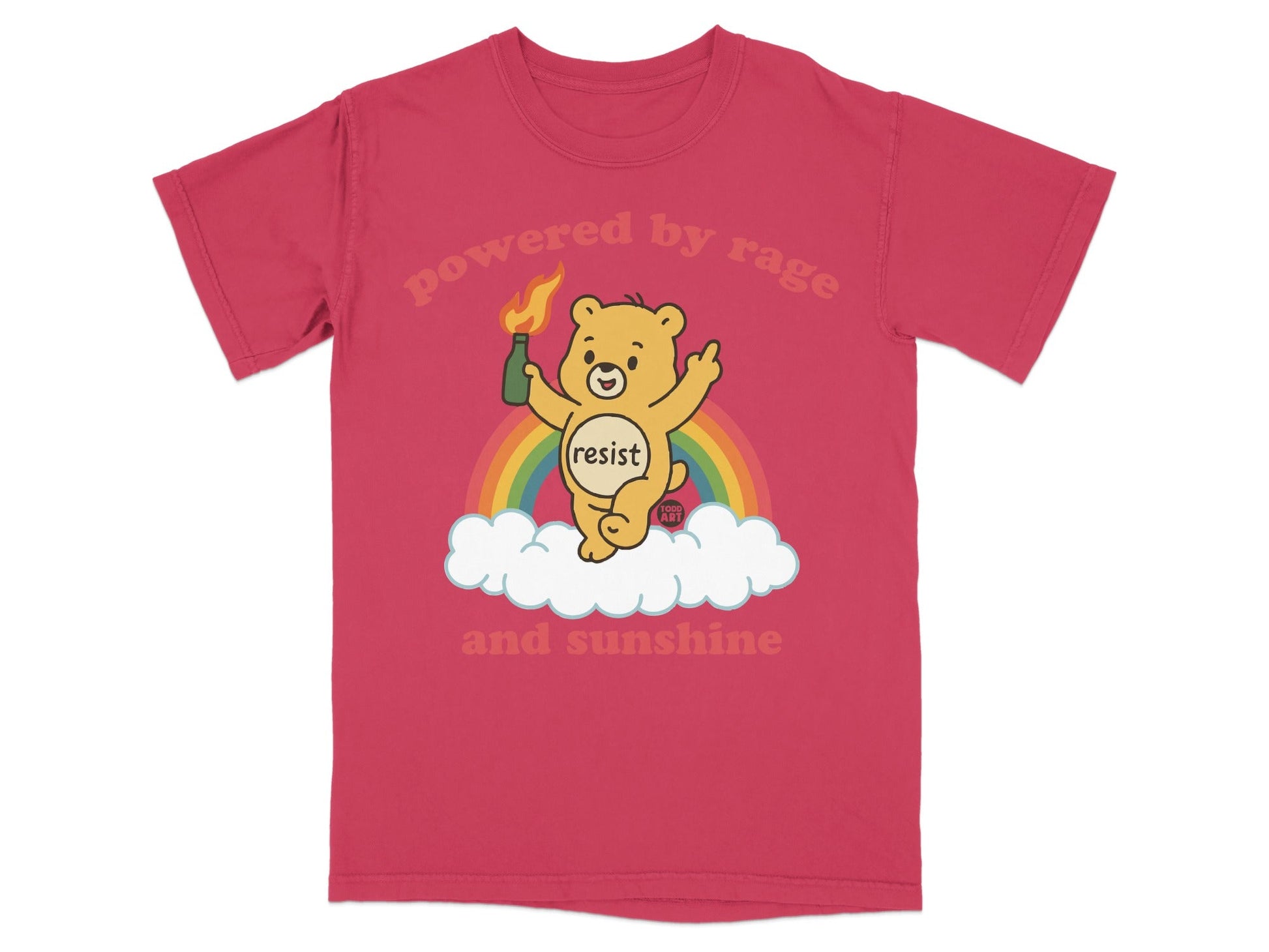 Powered By Rage and Sunshine Resist T-Shirt