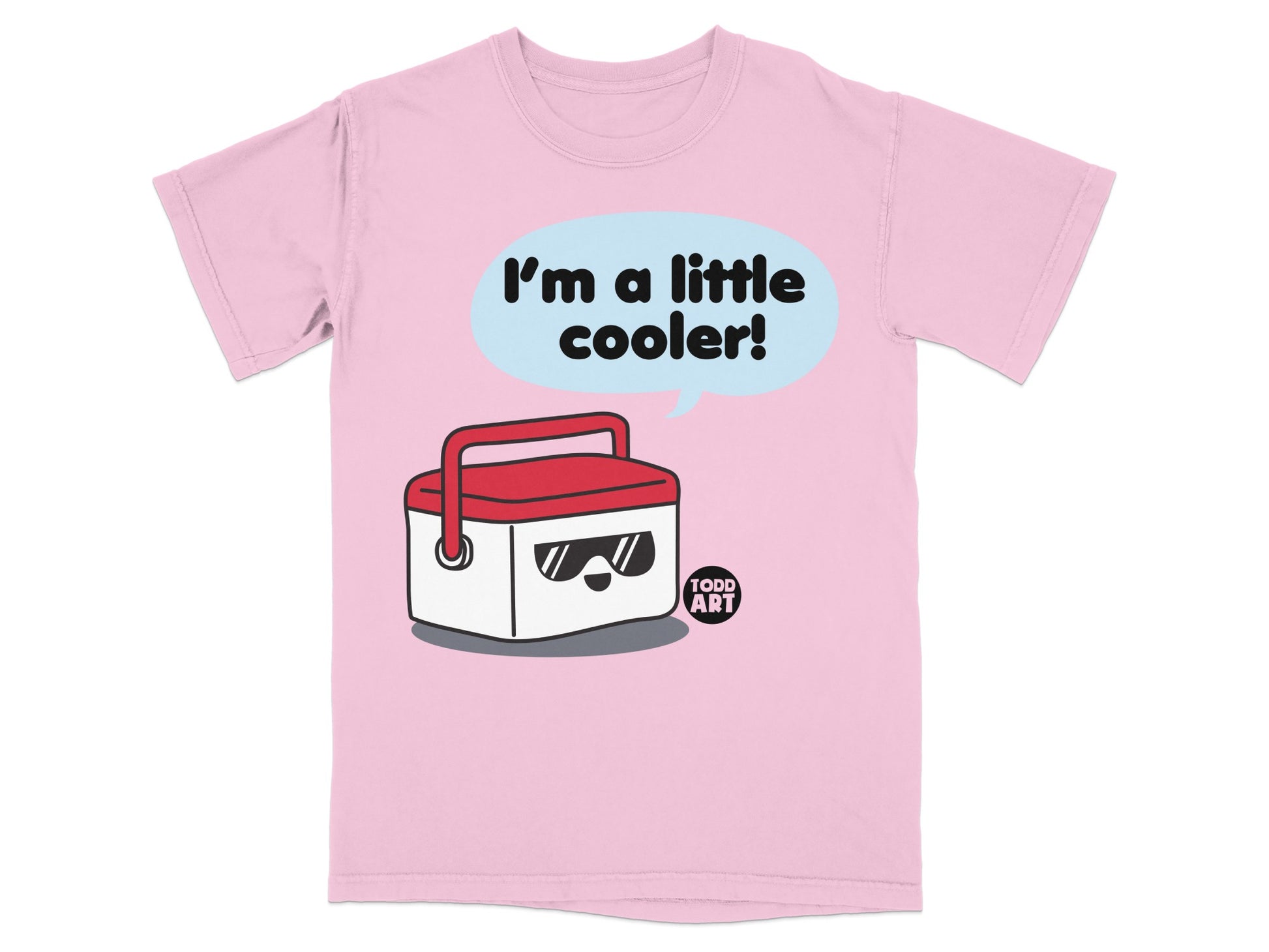 Pink cartoon cooler I'm a little cooler graphic product type